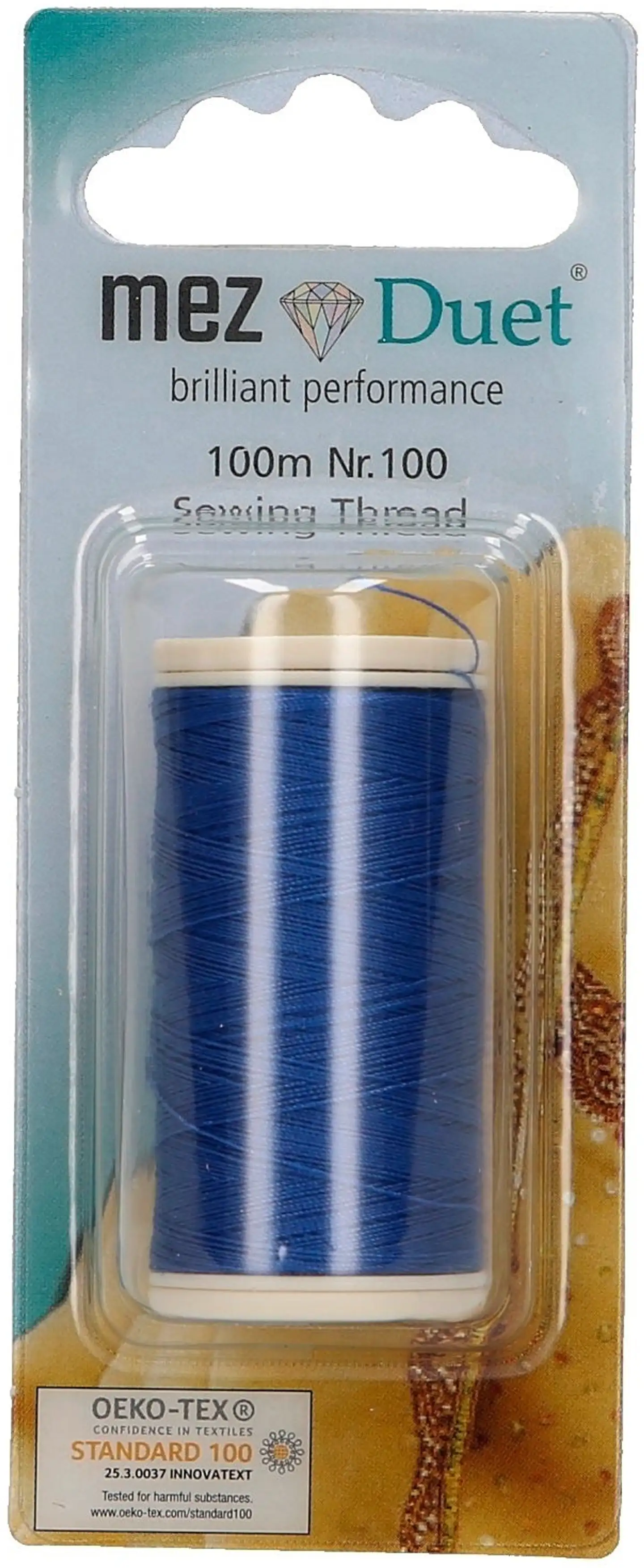 MEZ ompelulanka Duet 100m - K.sininen