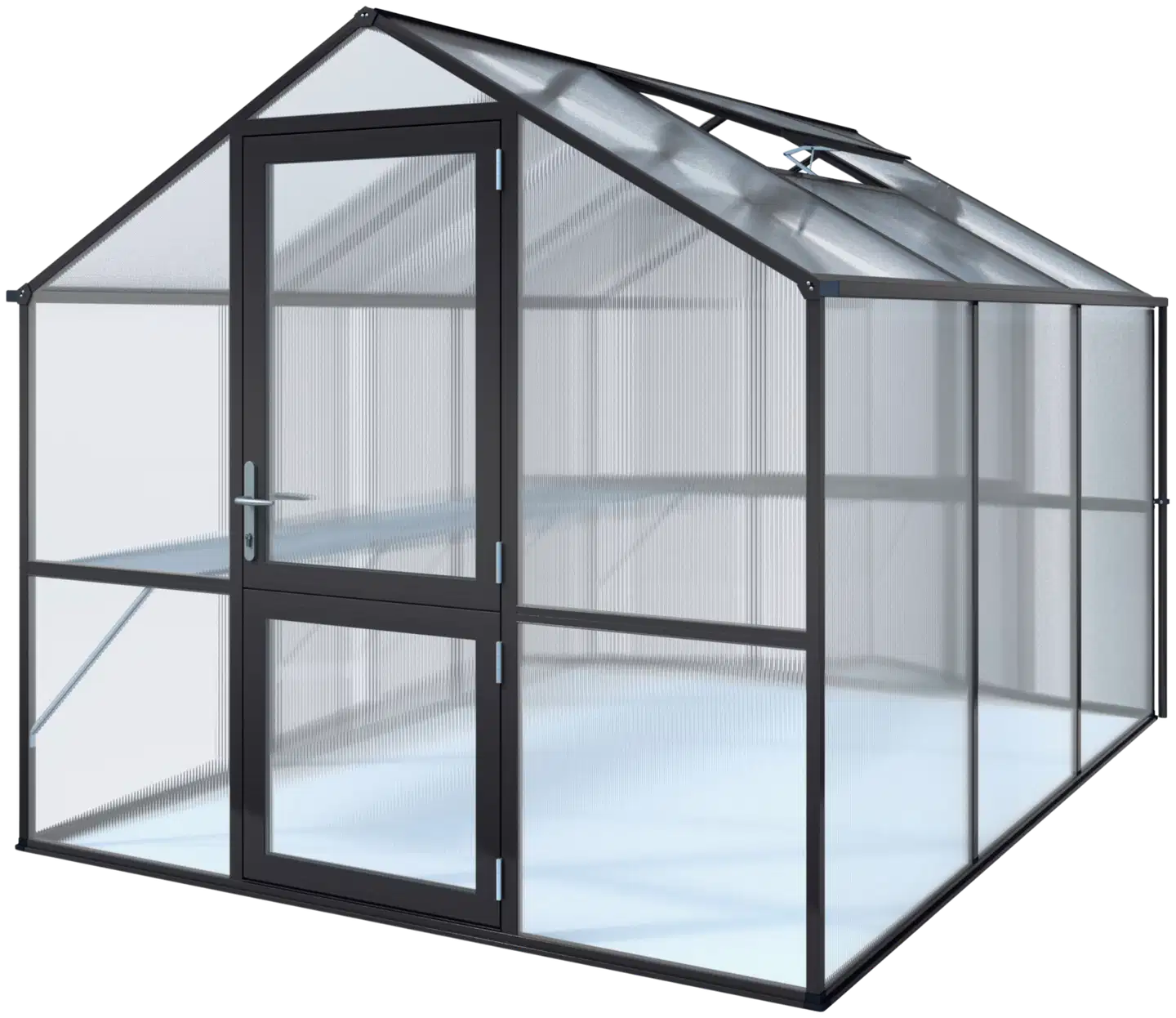 Kreative Gartentechnik kasvihuone Rose III 7,53 m2 antrasiitinharmaa - 1