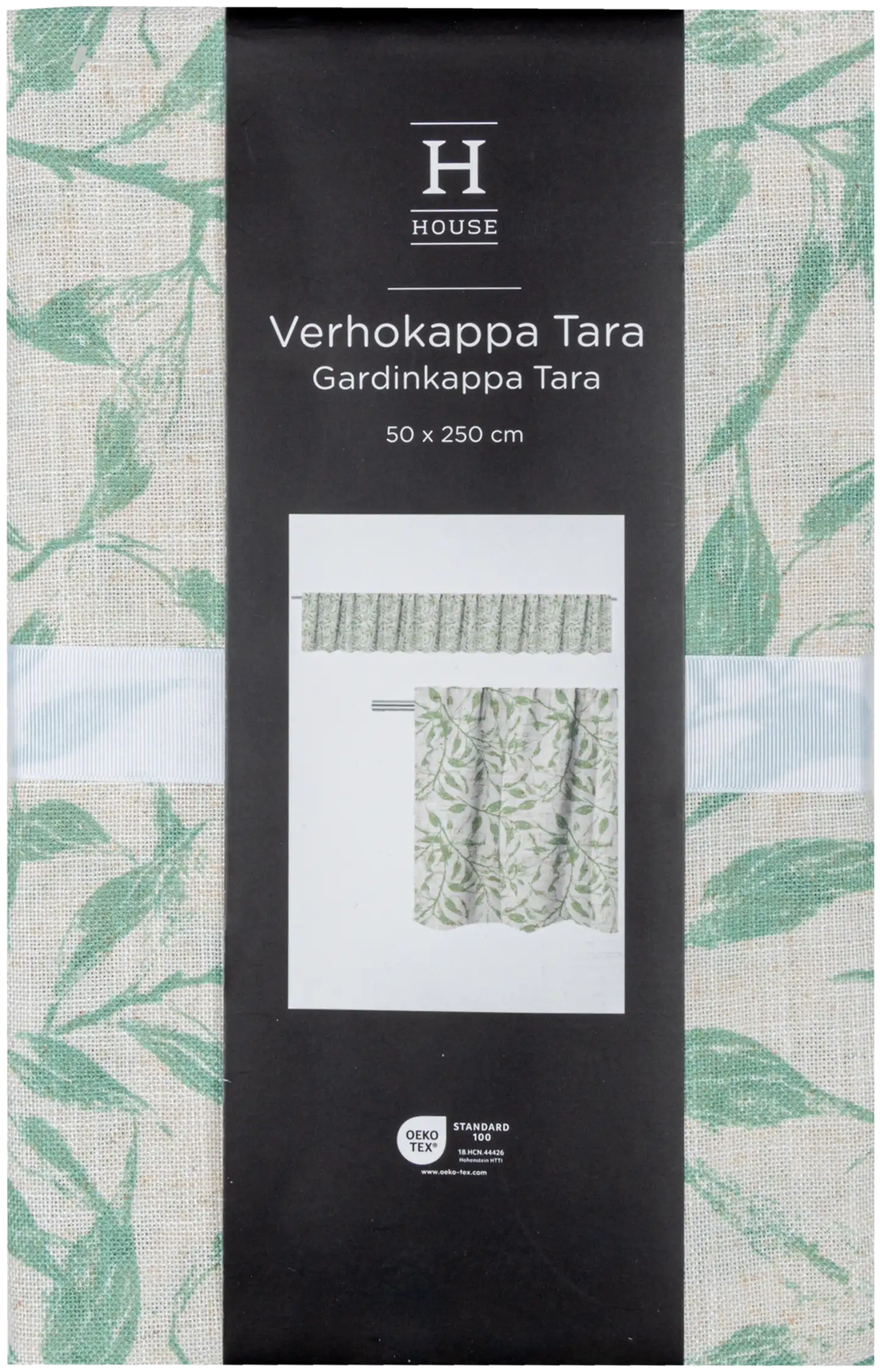 House verhokappa Tara-köynnös 250x50 cm, vaaleanvihreä - 3