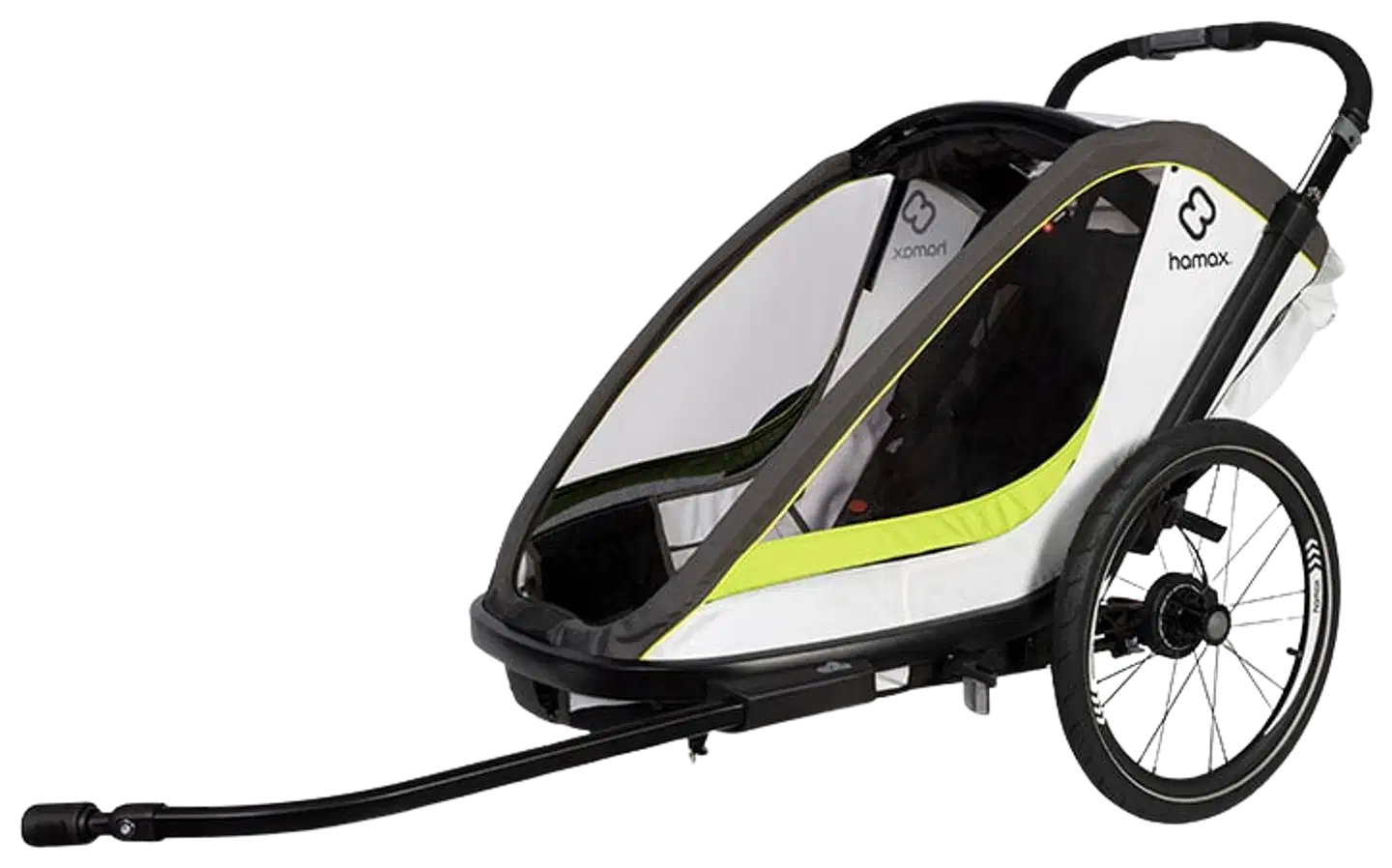Hamax Lastenkujetuskärry Breeze One Wh/Green