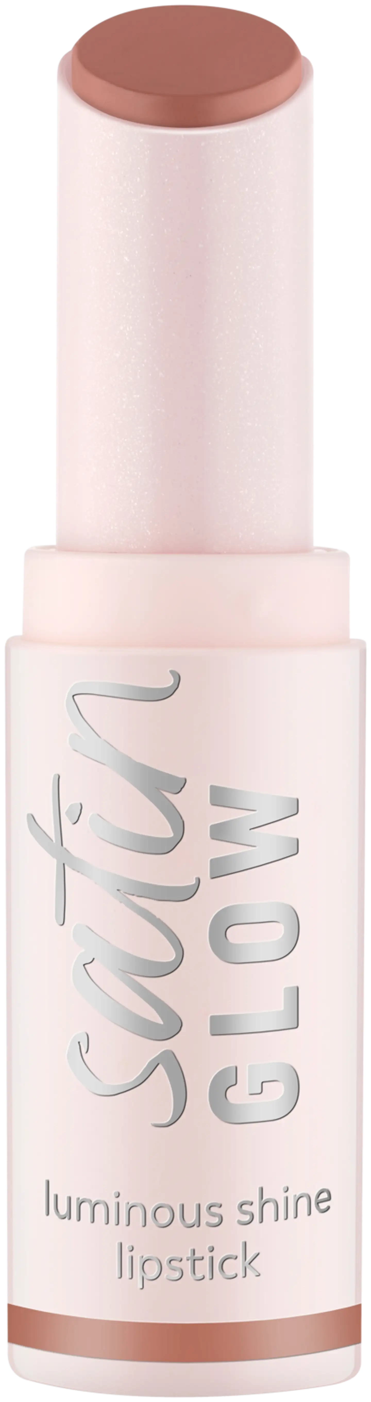 essence satin GLOW luminous shine lipstick 01 Whole Latte Love 3.5 g - Whole Latte Love - 2