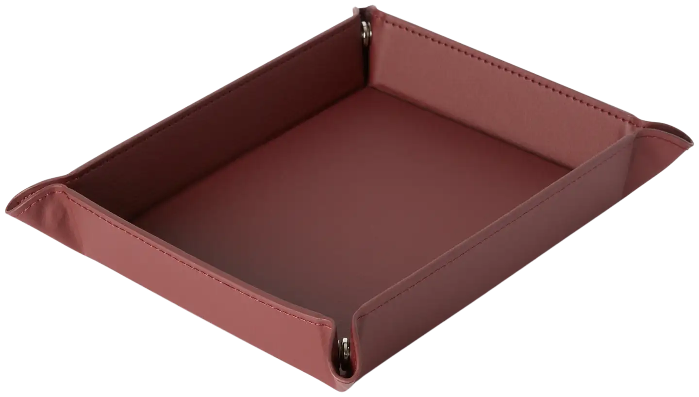 MANO ATELIER Koristetarjotin Victoria, burgundy - 1