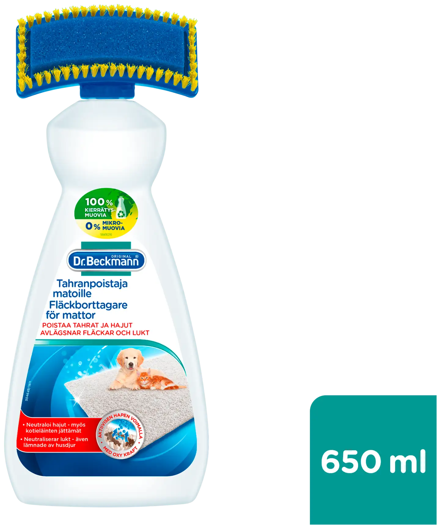 Dr Beckmann 650ml Tahranpoistaja matoille