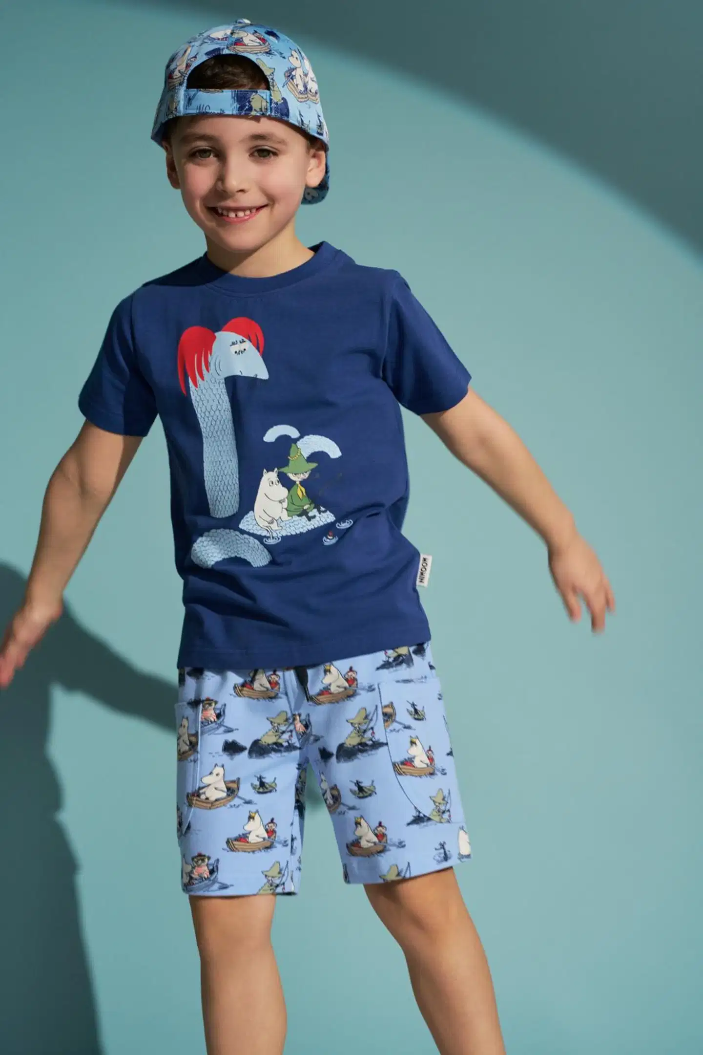 Muumi lasten shortsit Veneilijät 592052 - Vaaleansininen - 2