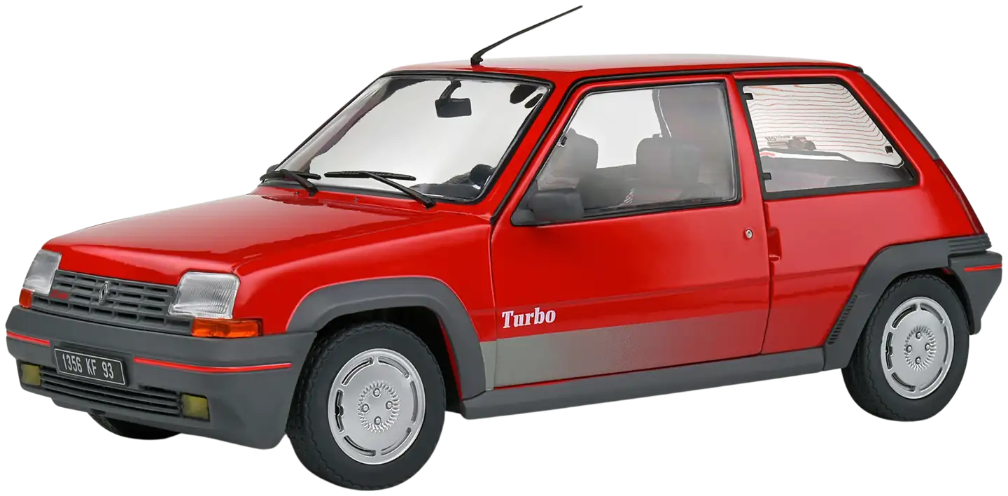 Solido 1:18 Renault 5 GT Turbo MK1 red, keräilyauto, pienoismalli - 1