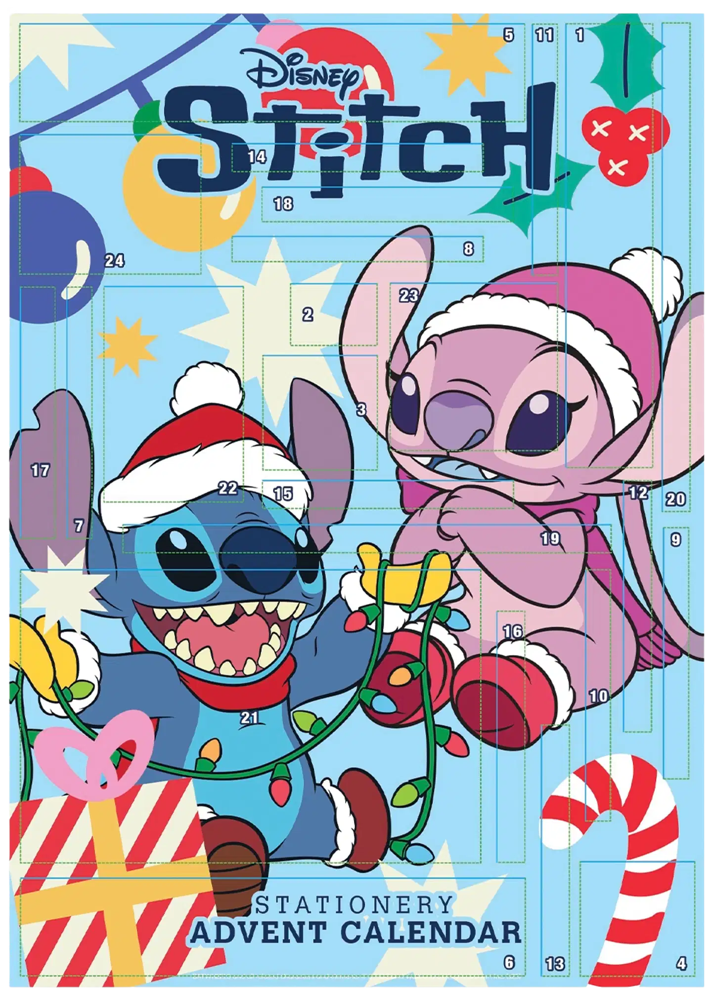 Stitch joulukalenteri - 1