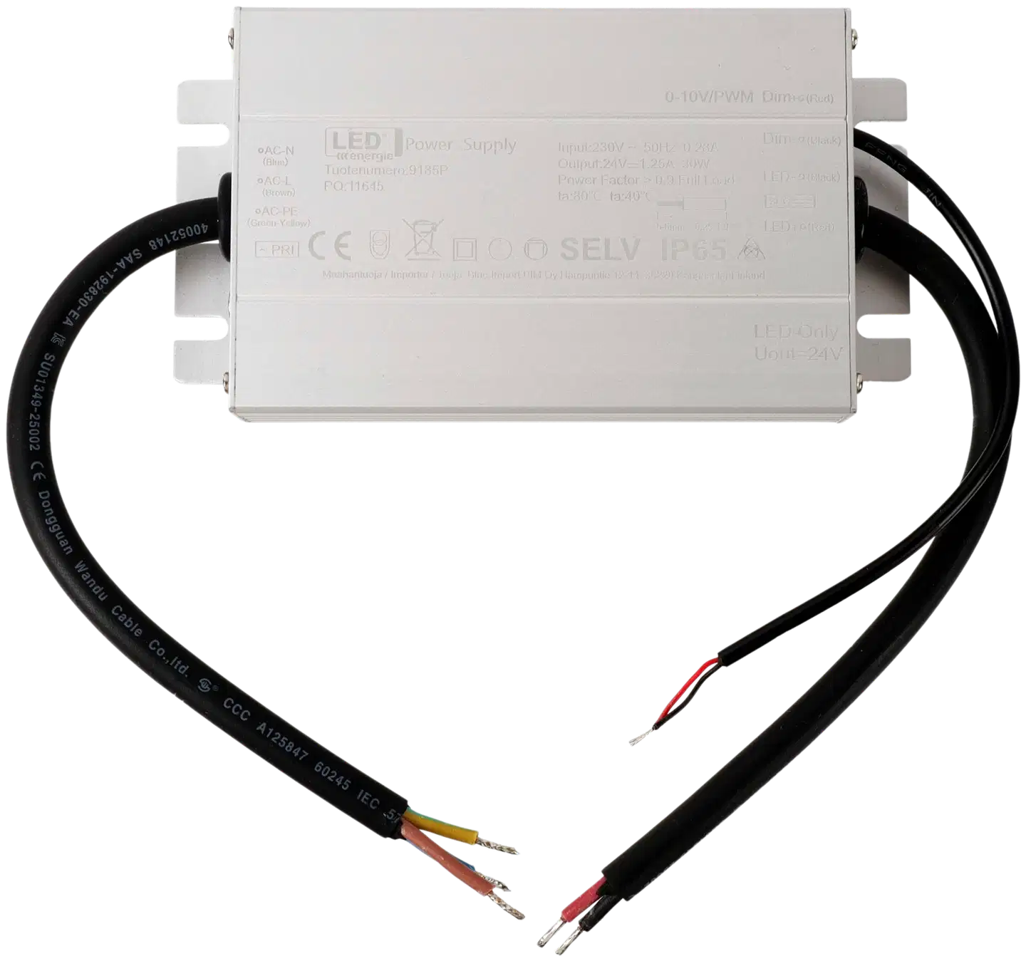 Led Energie Saunanauhasetti 125 valkoinen 2,5m 2700K 10W/m IP44/65 2200lm himmennettävä - 6
