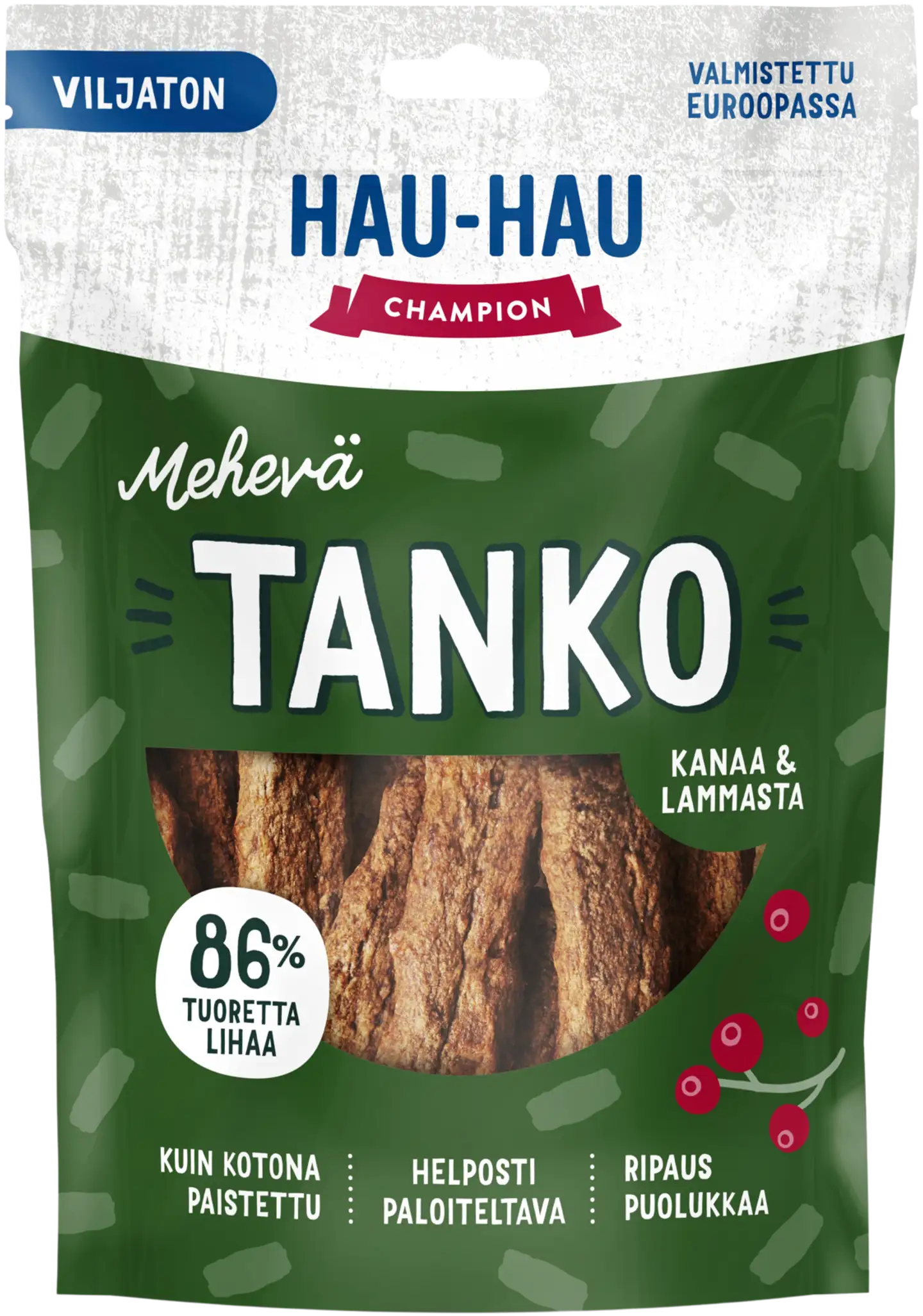 Hau-Hau Champion Mehevä Tanko Kanaa & Lammasta herkku 140 g