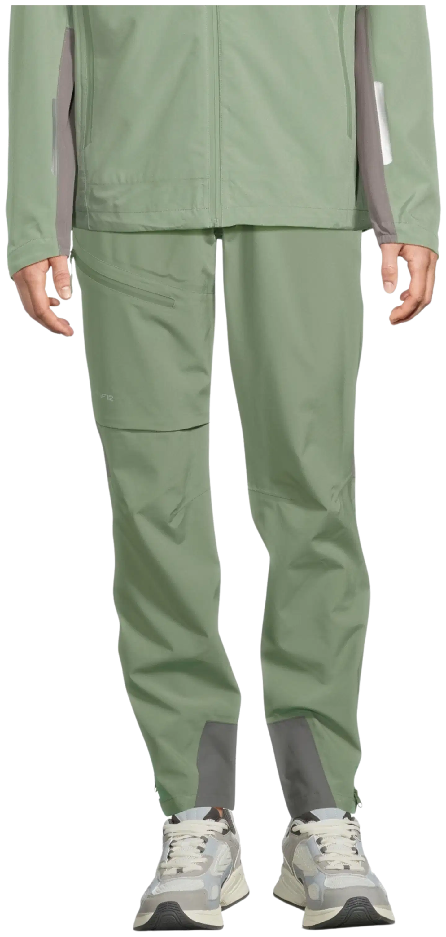 Luode12 miesten kuorihousut 204L112651 - Oil Green - 1