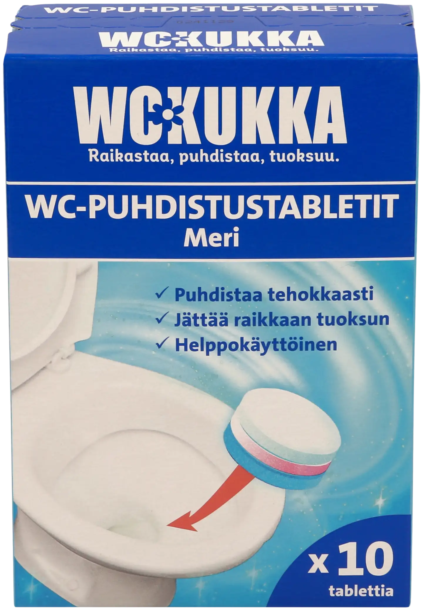 WC Kukka Meri WC-Puhdistustabletti 10x25g