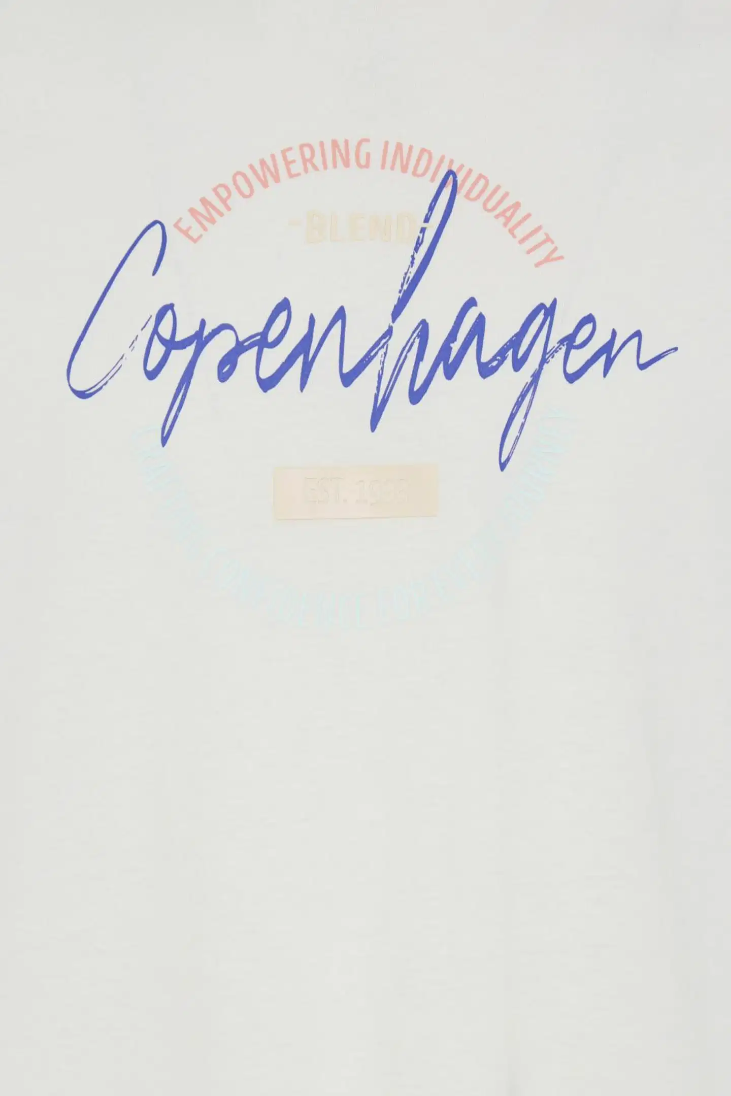 Blend miesten t-paita BHKnut Copenhagen - vanilla ice - 3