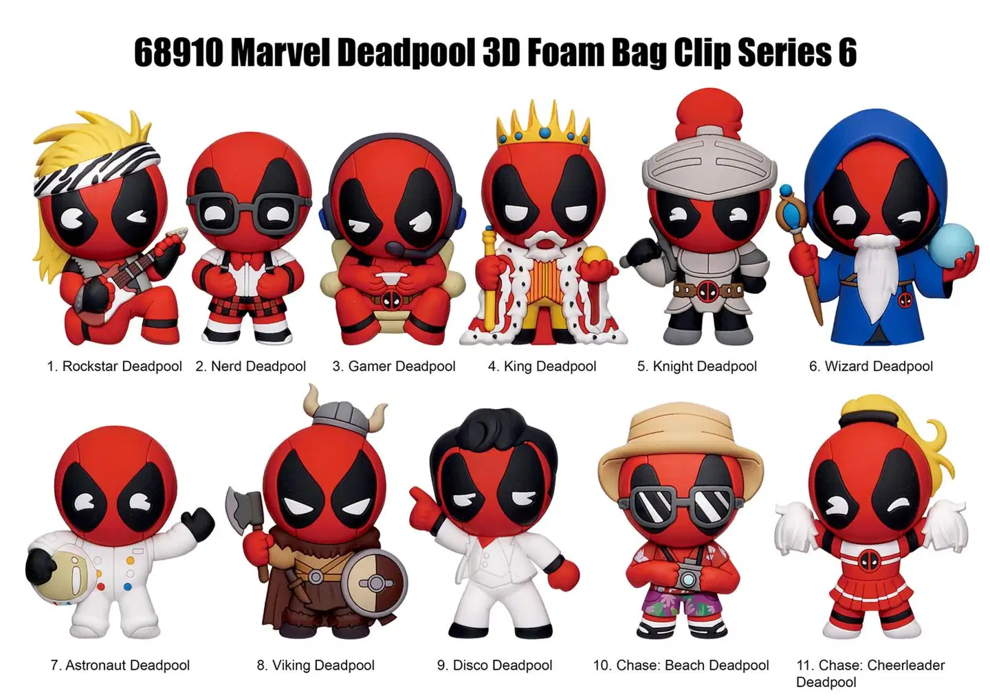 3D Deadpool Klipsihahmo (6,5cm) - 2