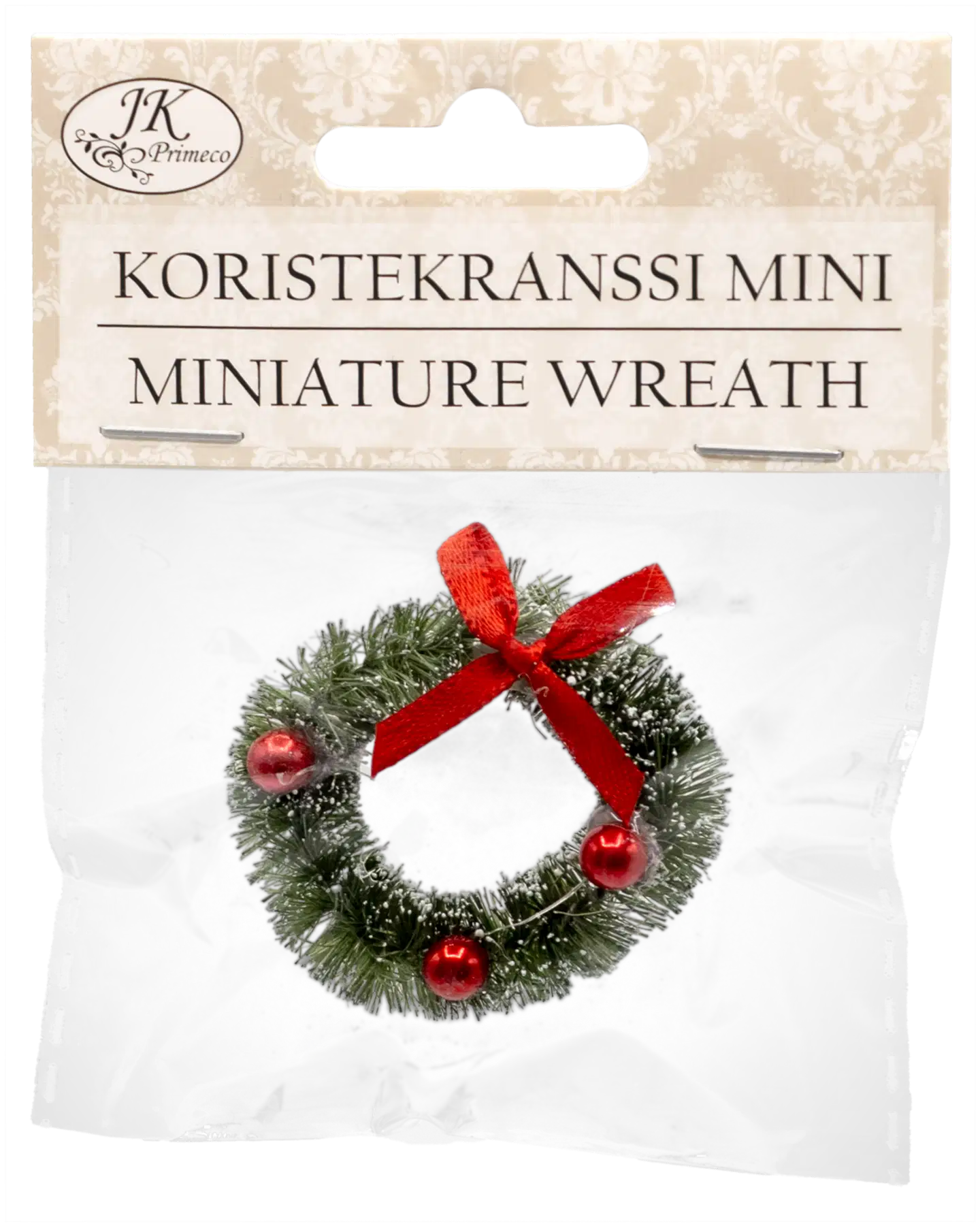 J.K. Primeco Koristekranssi joulupallot mini - 1