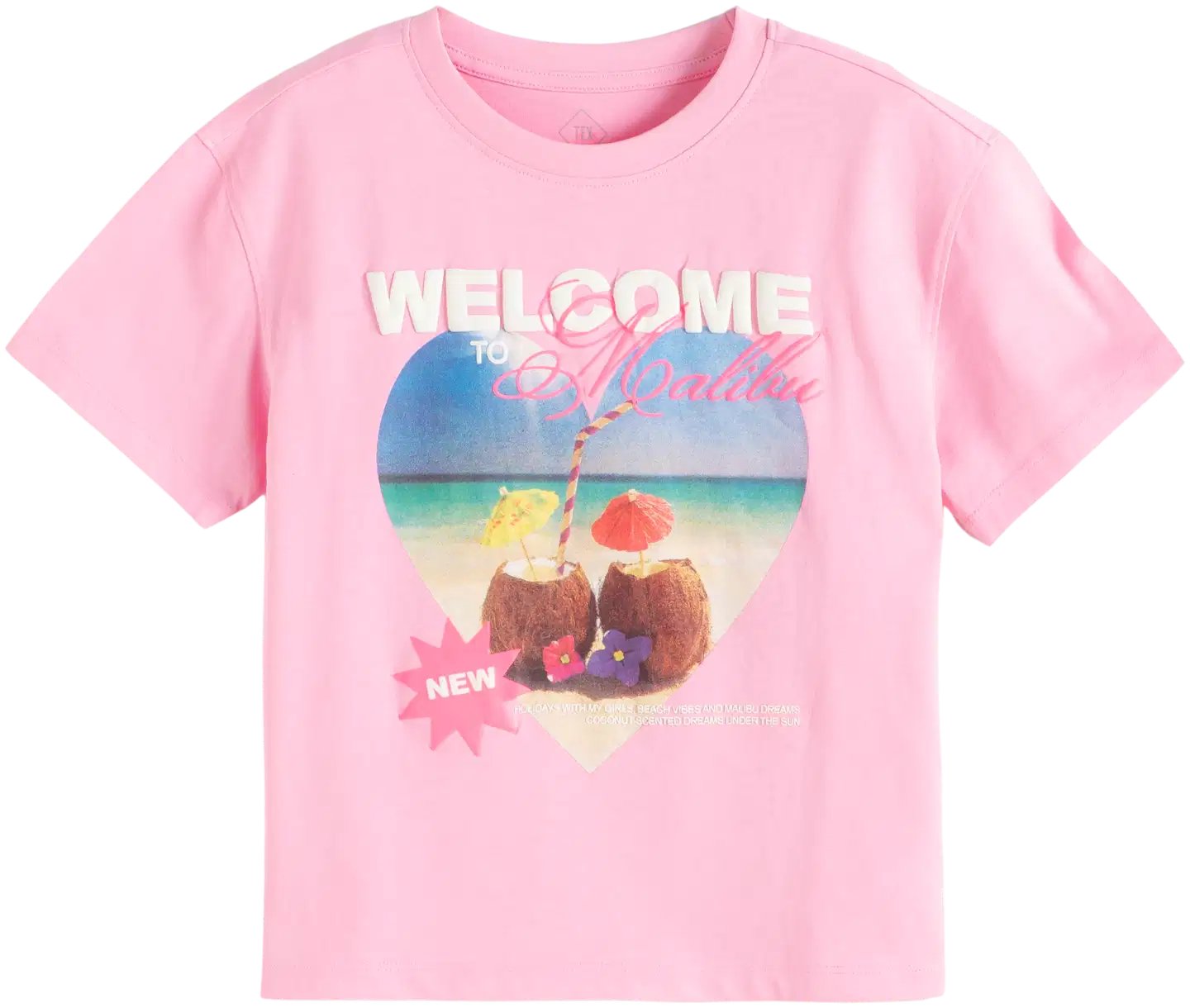 TEX lasten t-paita I276273 - POWNDER PINK - 3