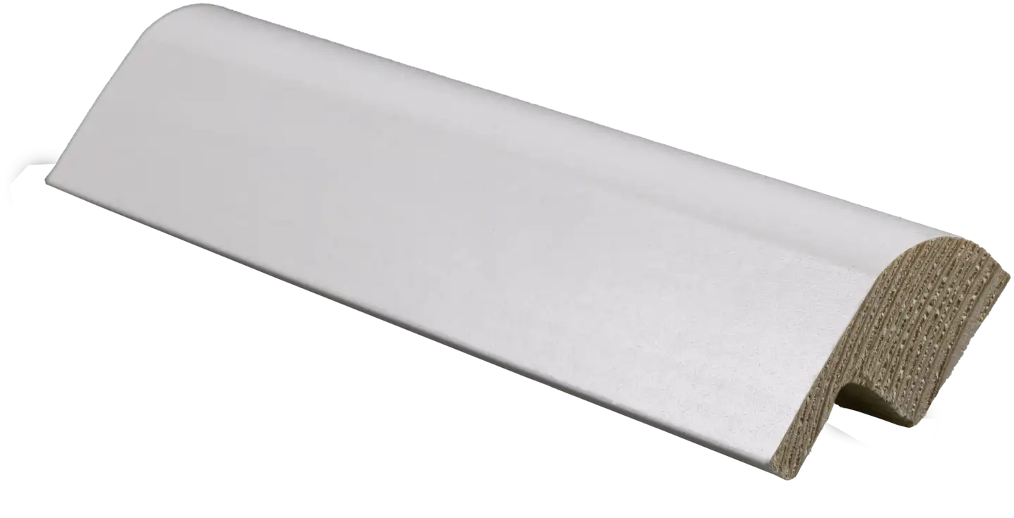 Maler Päätelista sormijatkettu Mänty 21x40x1000 Laminaatti Valkoinen