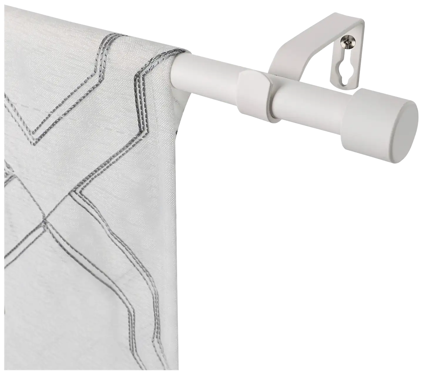 Ihanin verhotanko Sofia mattavalkoinen 160-310cm 16/19mm - 1