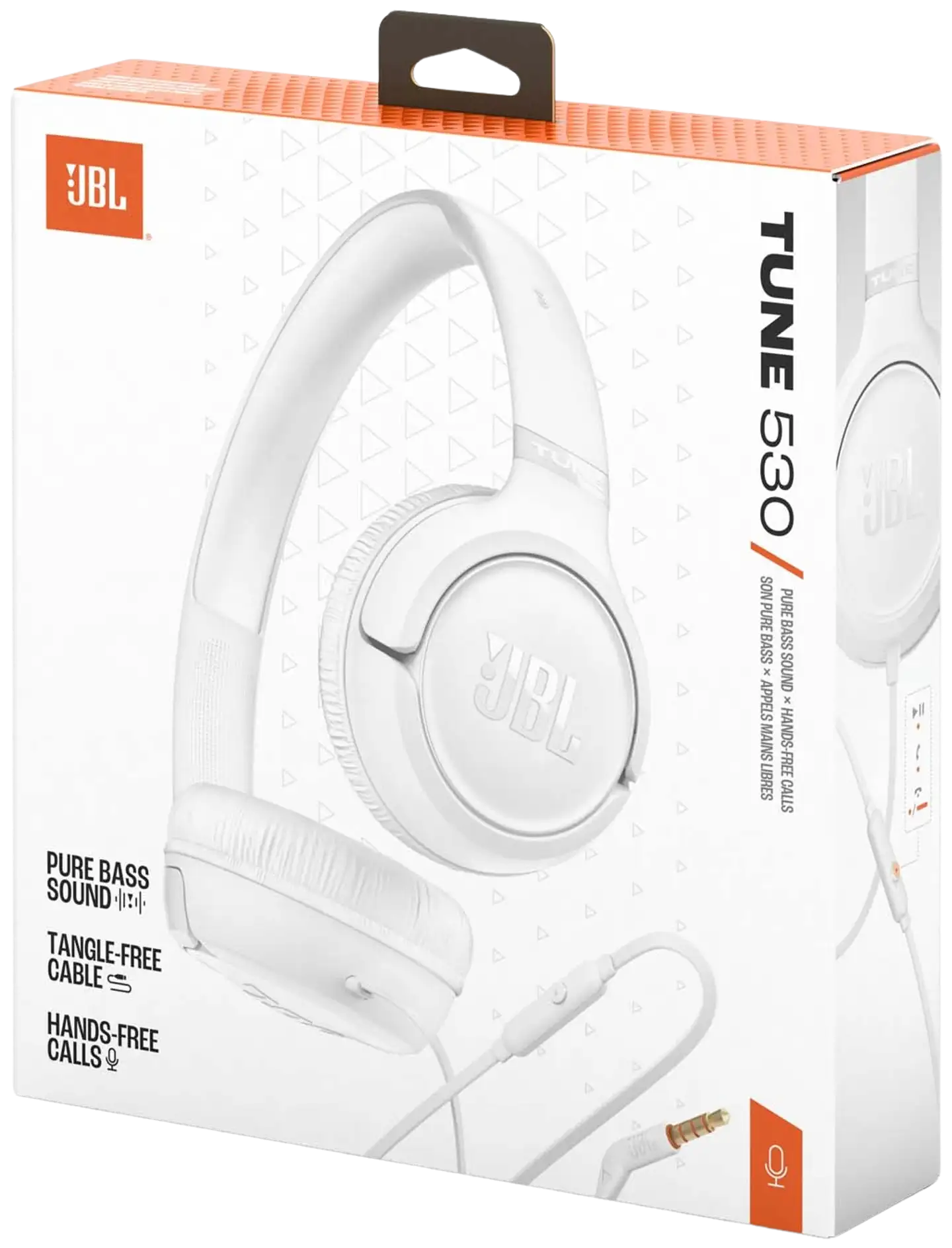 JBL langalliset sankakuulokkeet 3,5mm liitännällä Tune 530 valkoinen - 9
