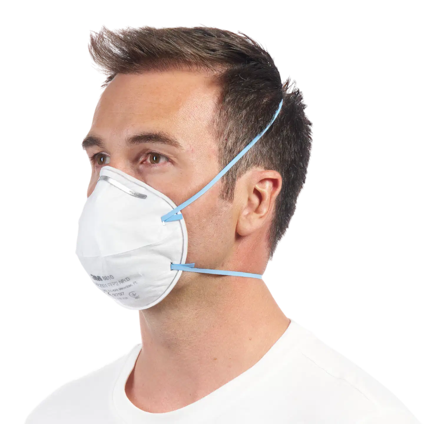 3M™ hiukkassuojain 8810, FFP2, ei venttiiliä, 3 kpl/pakkaus - 7