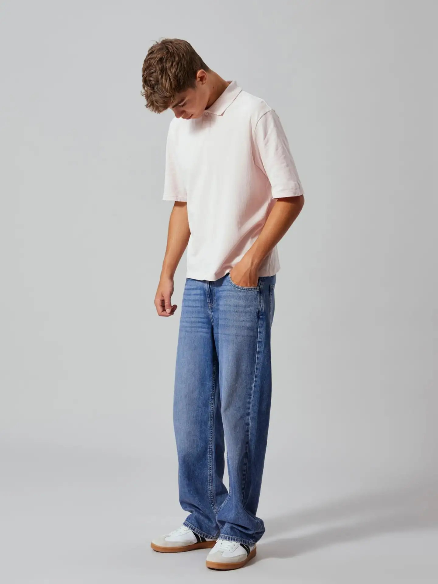 LMTD lasten farkut - Medium Blue Denim - 5