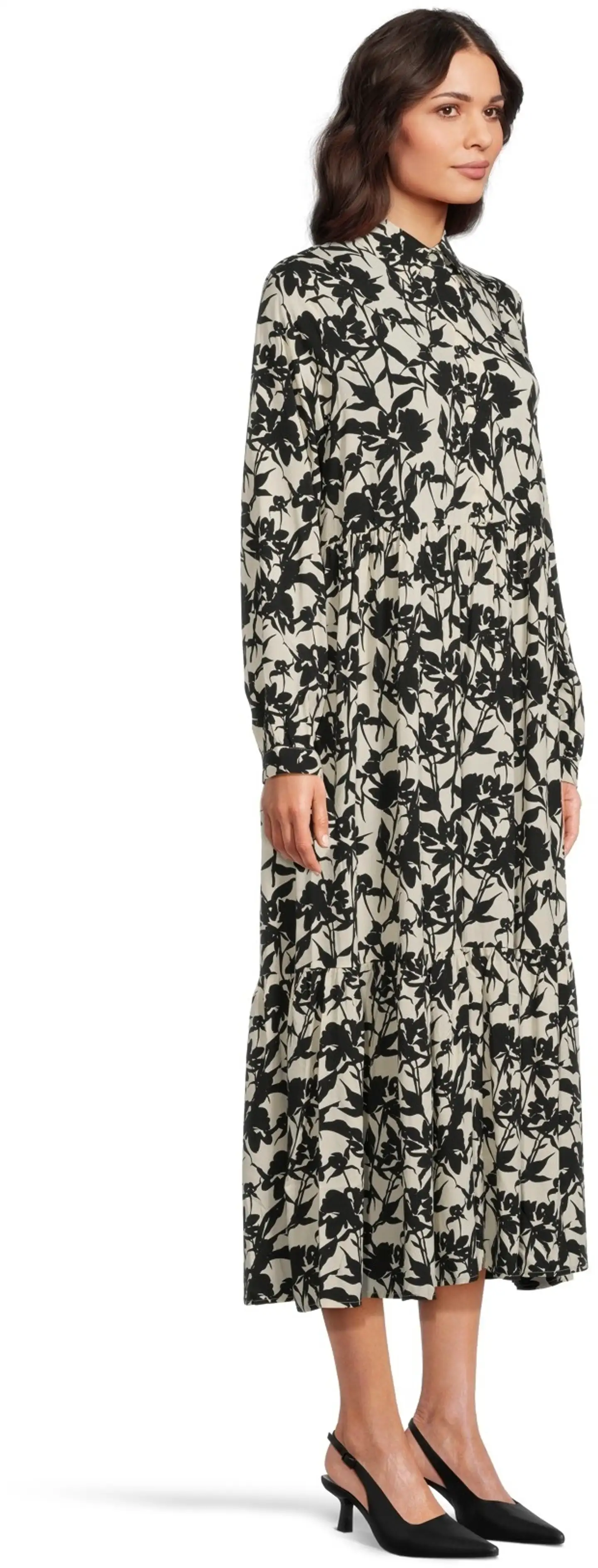 House naisten pitkä mekko 218H260313 - Multicolor - 4