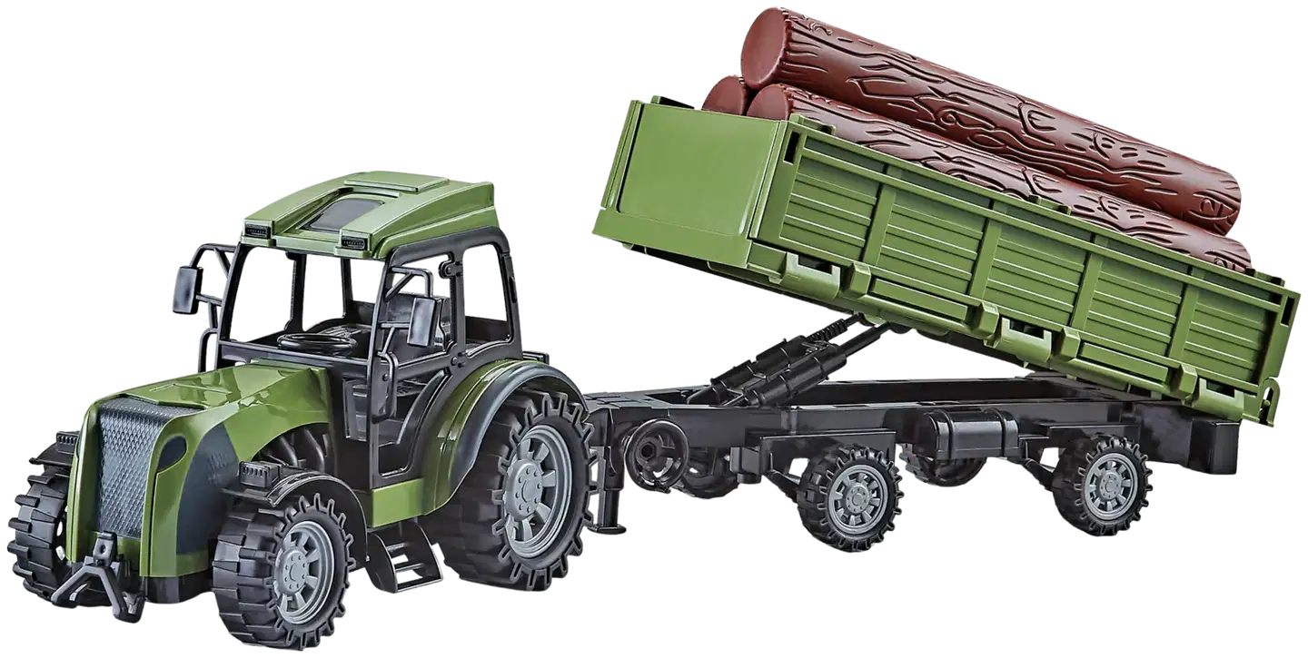 Junior Wheels RC traktori ja tukkiperävaunu - 3