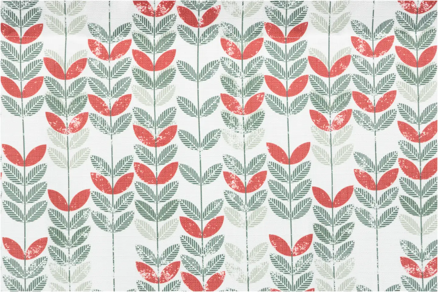 House verhokappa Leaves 250x50 cm valkoinen/ vihreä/ punainen - 3