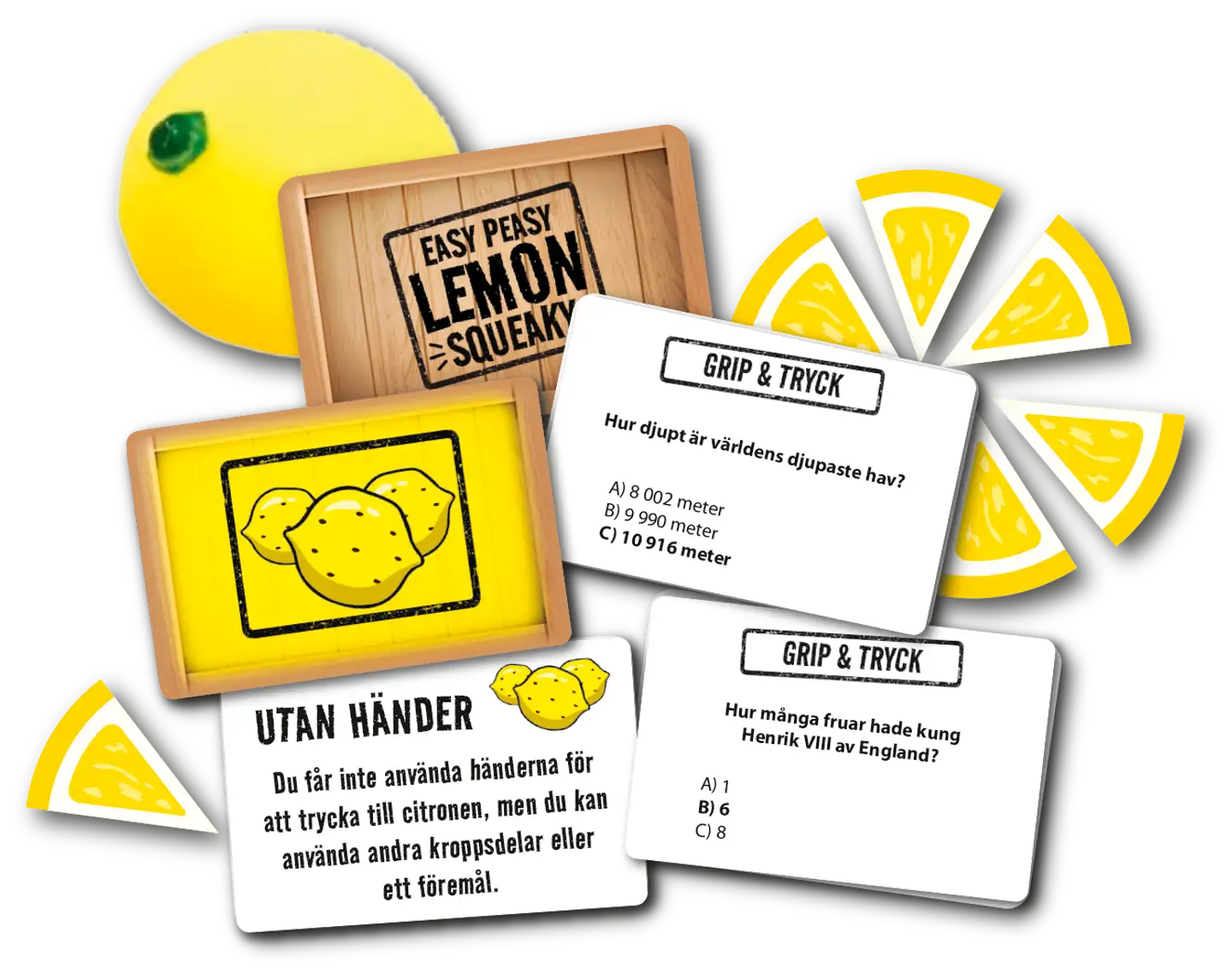 Tactic lautapeli Easy Peasy Lemon Squeaky ruotsinkielinen - 2