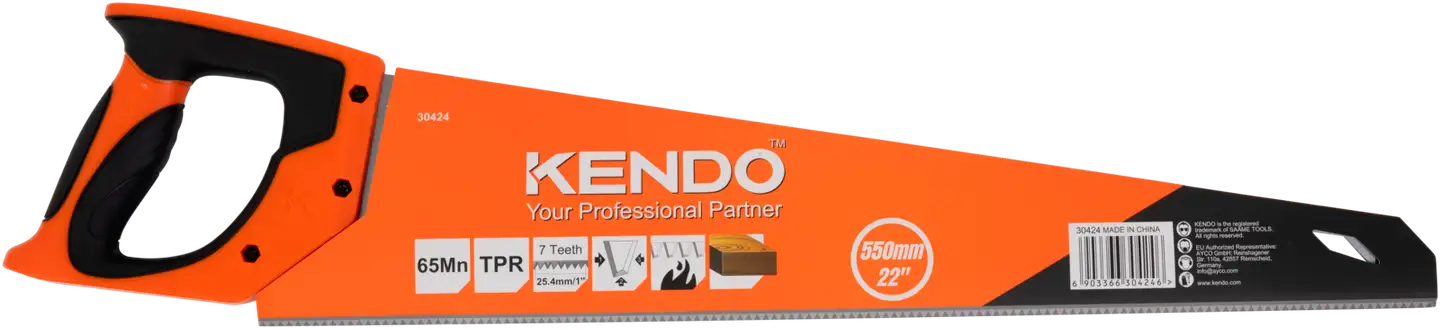Kendo käsisaha 550mm 22" 7tpi - 2