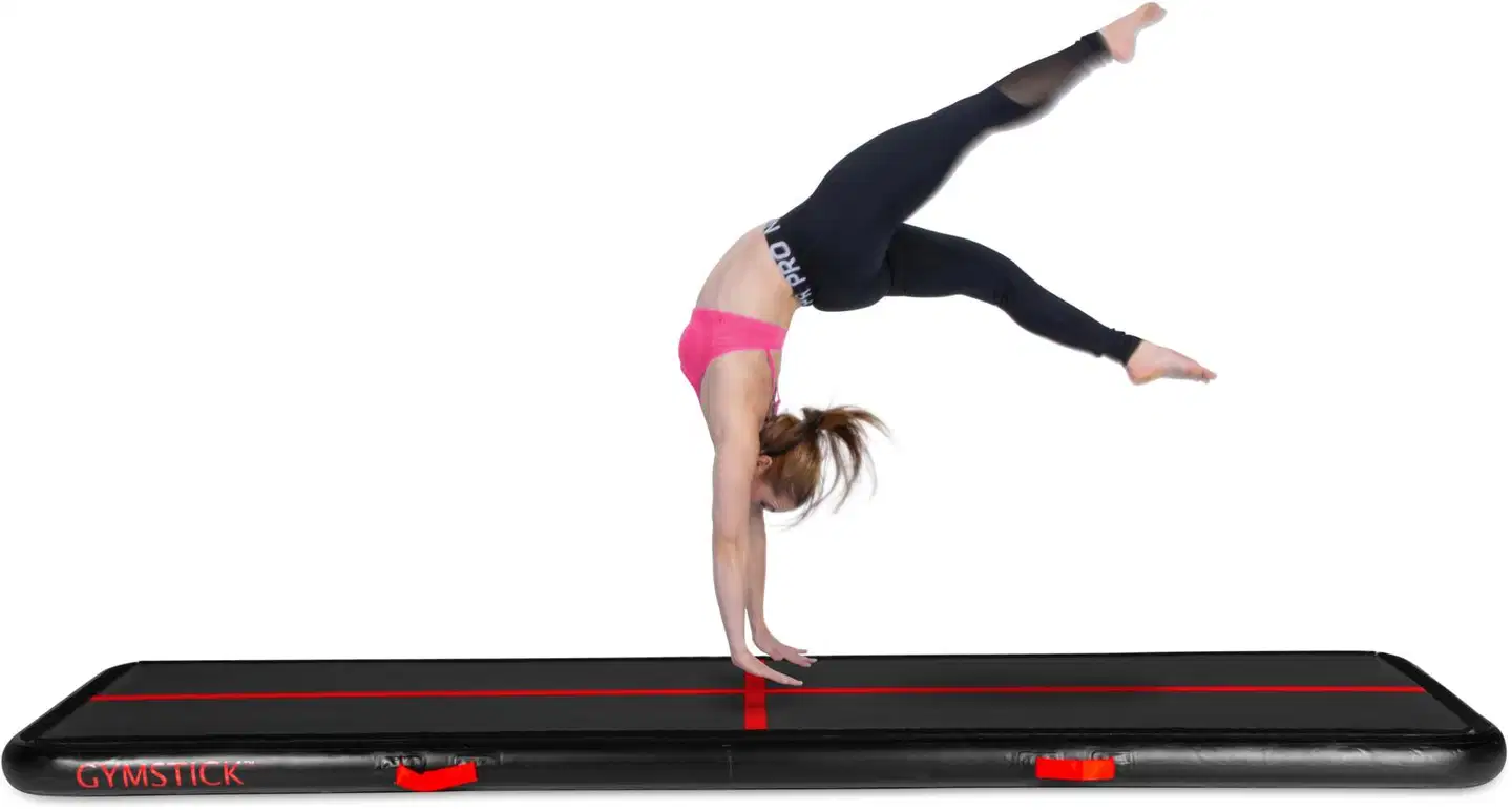 Gymstick Premium voimistelupatja - musta-punainen - 2