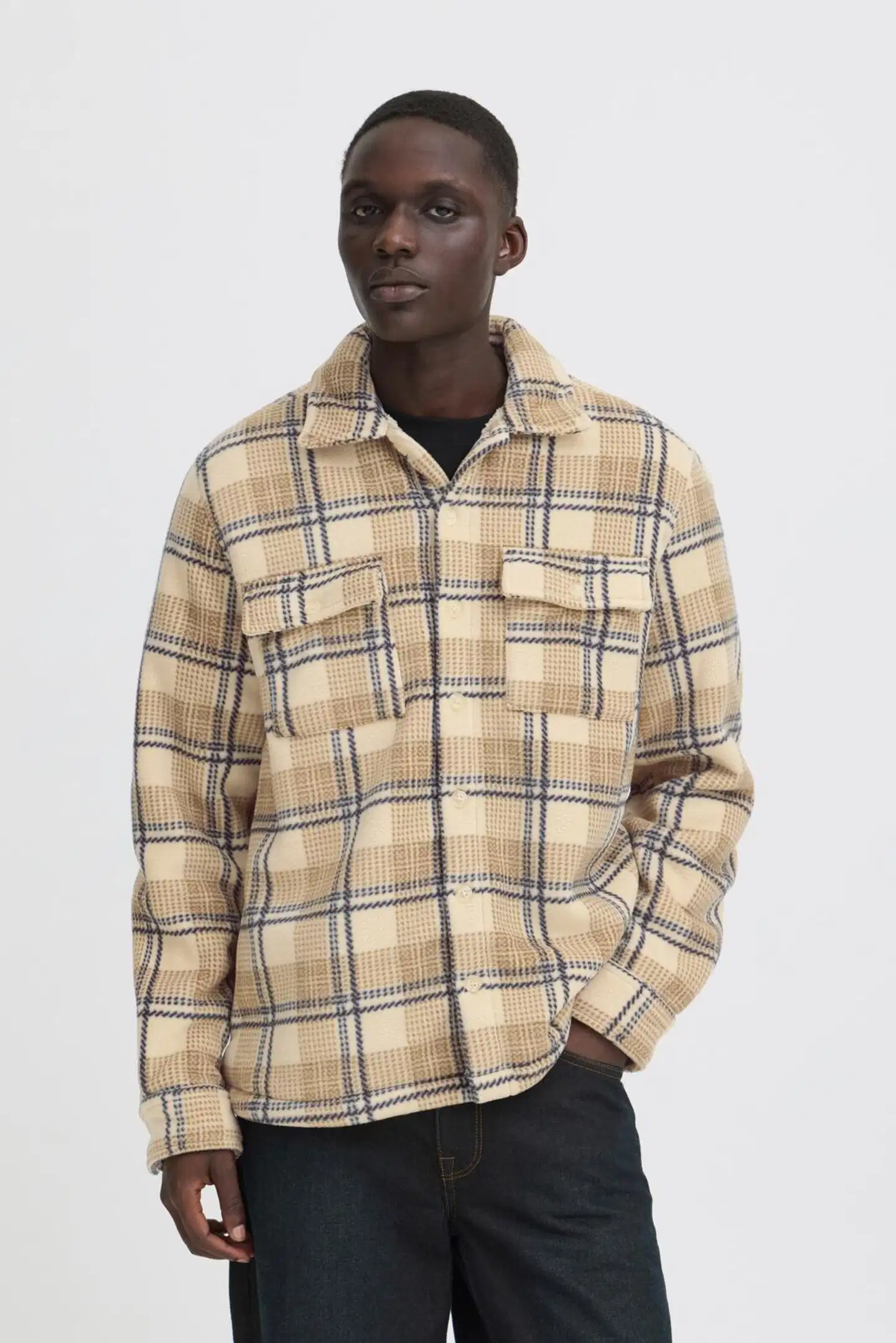 Blend miesten fleece paitatakki - KANGAROO - 3