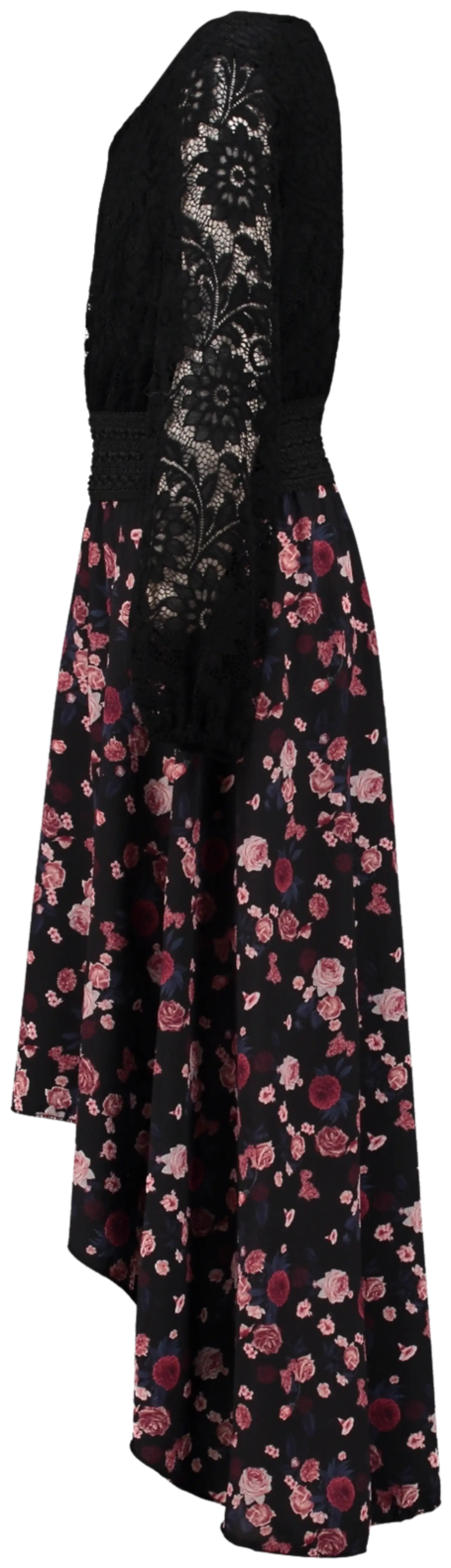 Hailys tyttöjen mekko Ho44lli - 8494 burgundy flower - 2