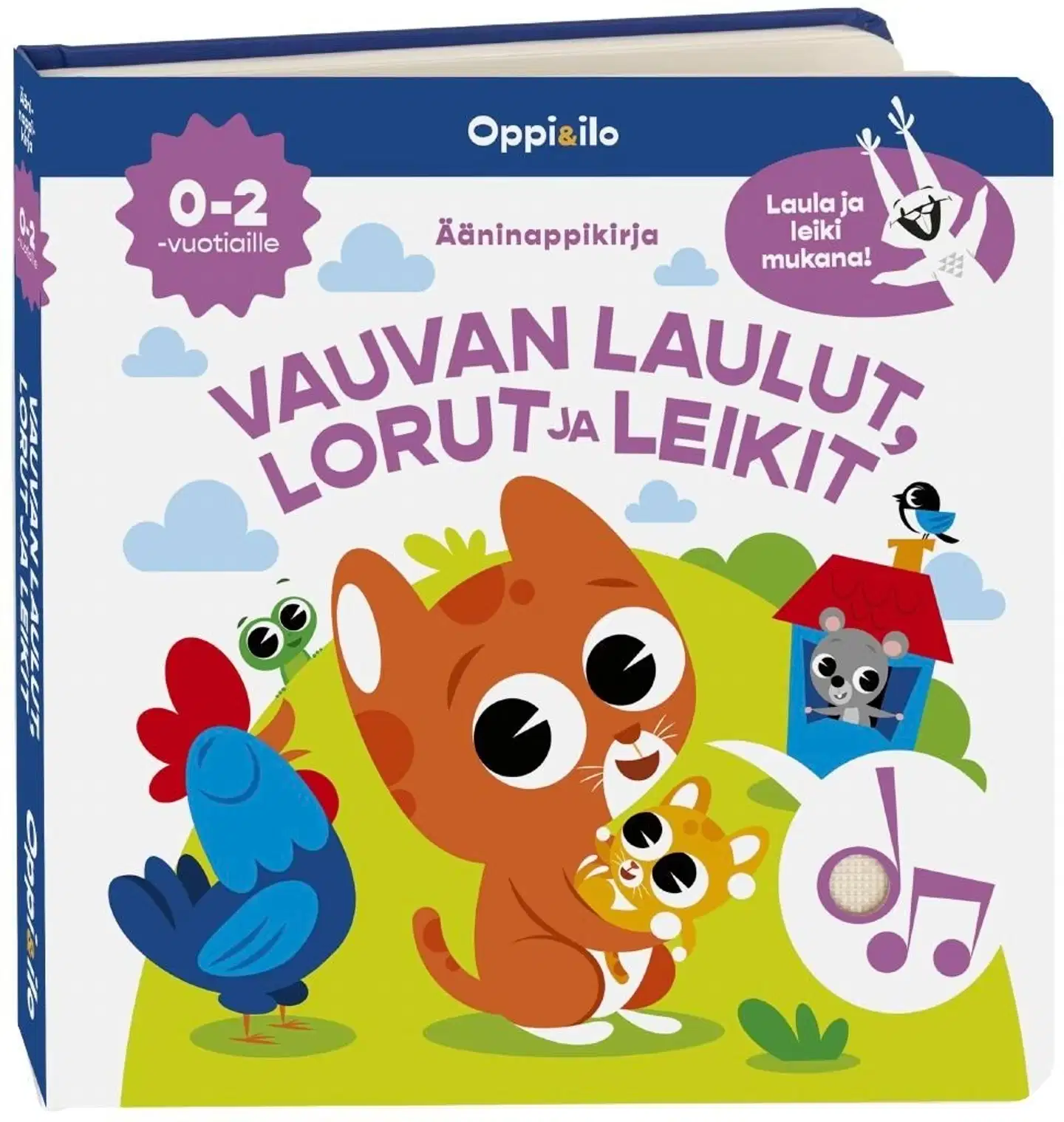 Vauvan laulut, lorut ja leikit -ääninappikirja 0-2 v