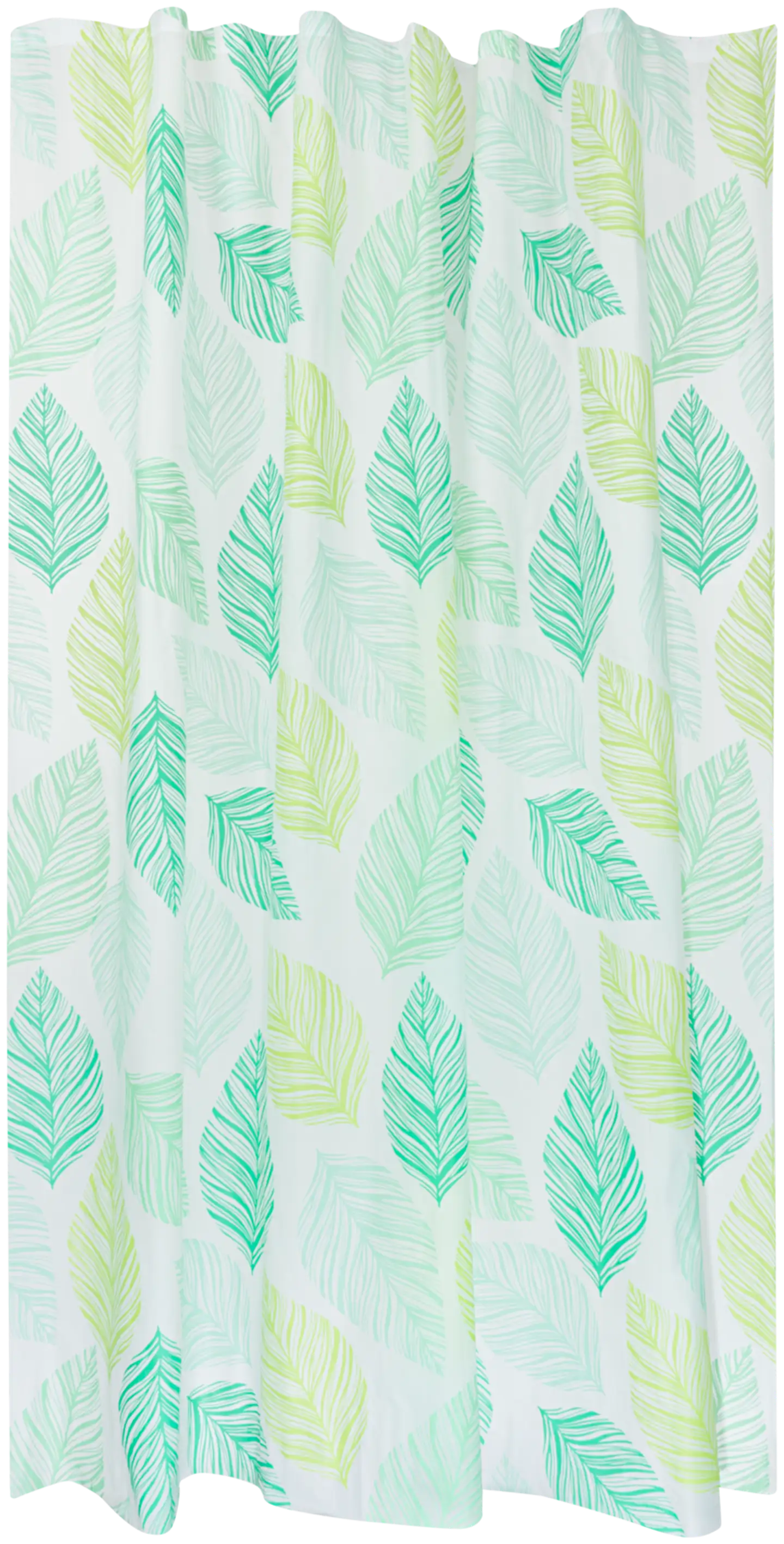 House suihkuverho Big leaves 180x200 cm, vihreä - 1