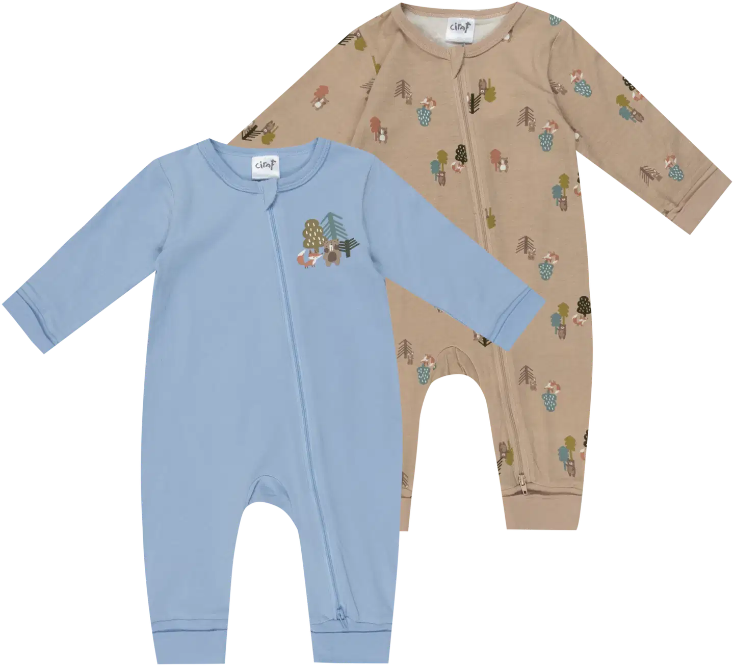 Ciraf vauvojen pyjama Metsänväki 250B262915 2-pack - skyway wilderness - 1