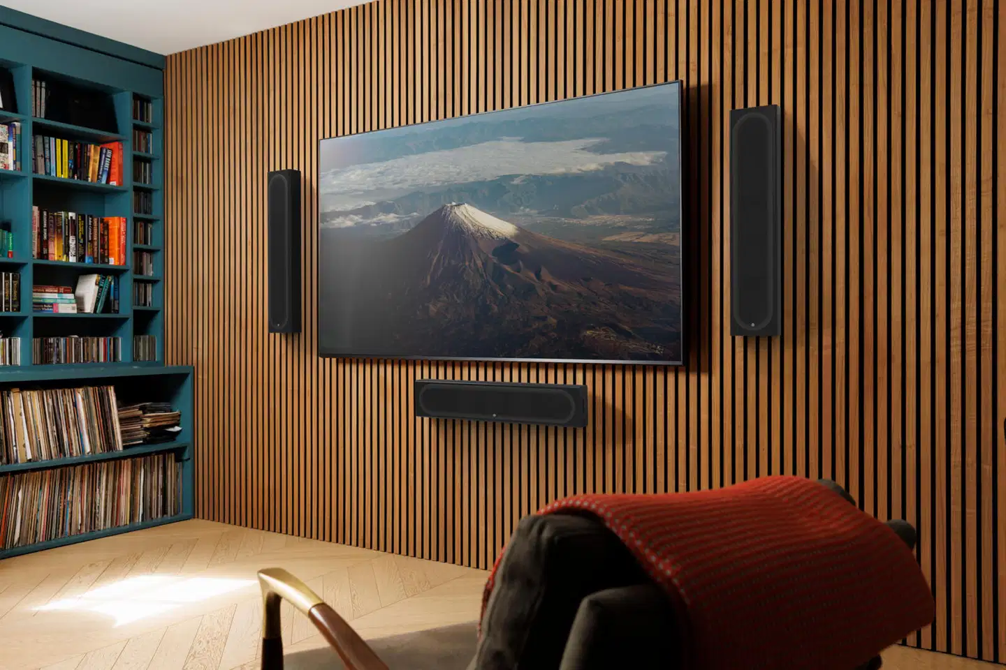 Monitor Audio Radius On-Wall 4G seinäkaiutin SRAD4GOWB musta - 4