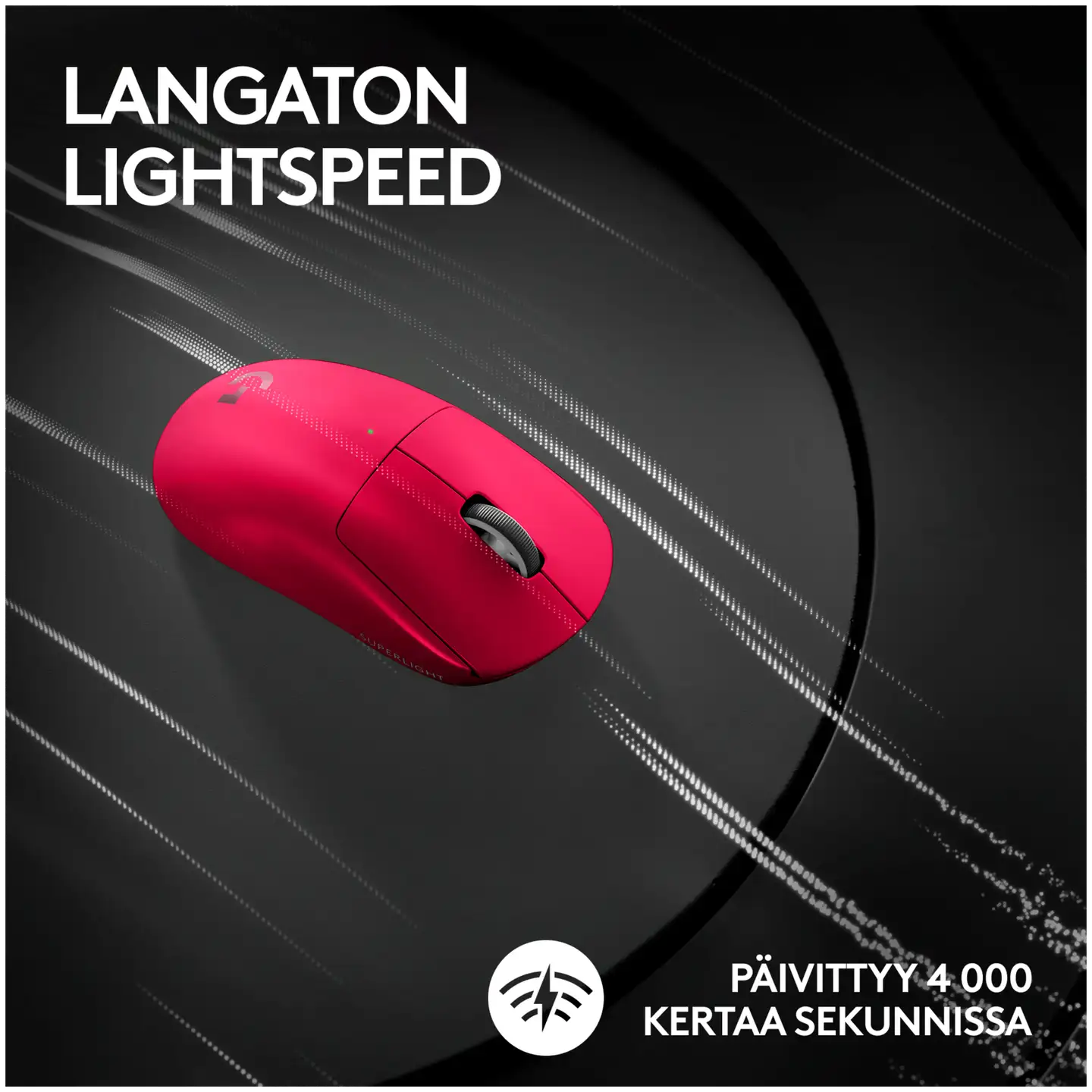 Logitech pro x superlight 2 lightspeed pelihiiri magenta - 6