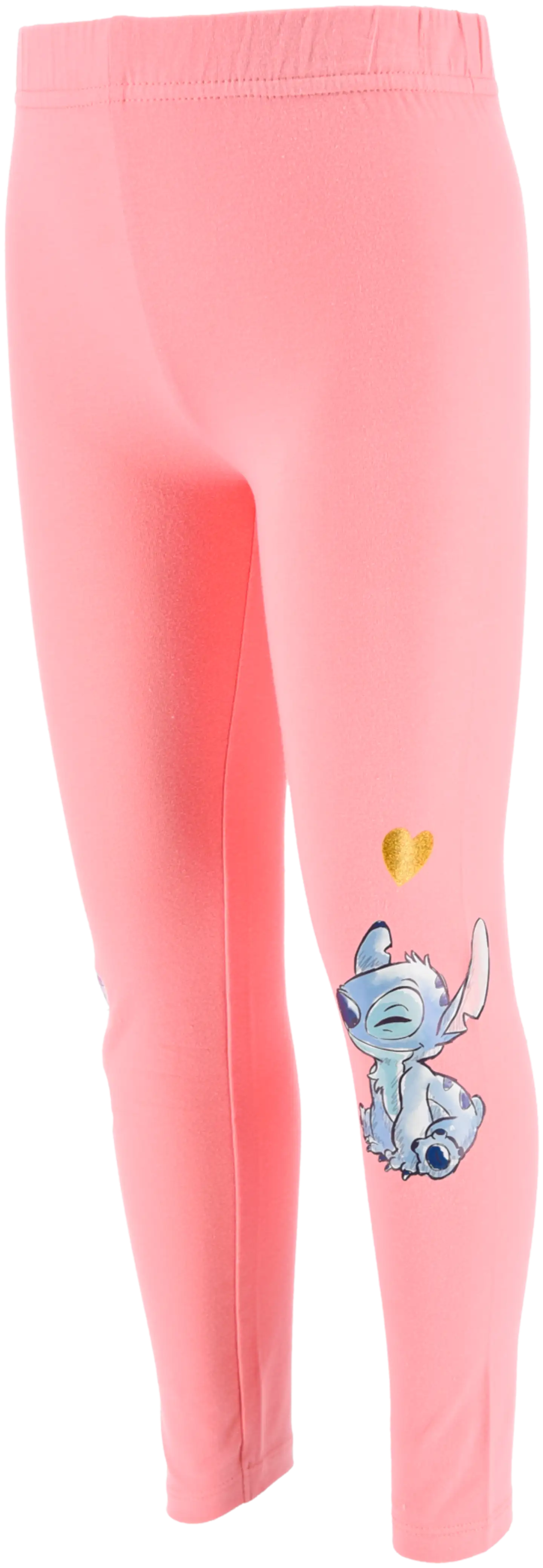 Lasten Lilo & Stitch leggins, laadukas kangas - pink - 3