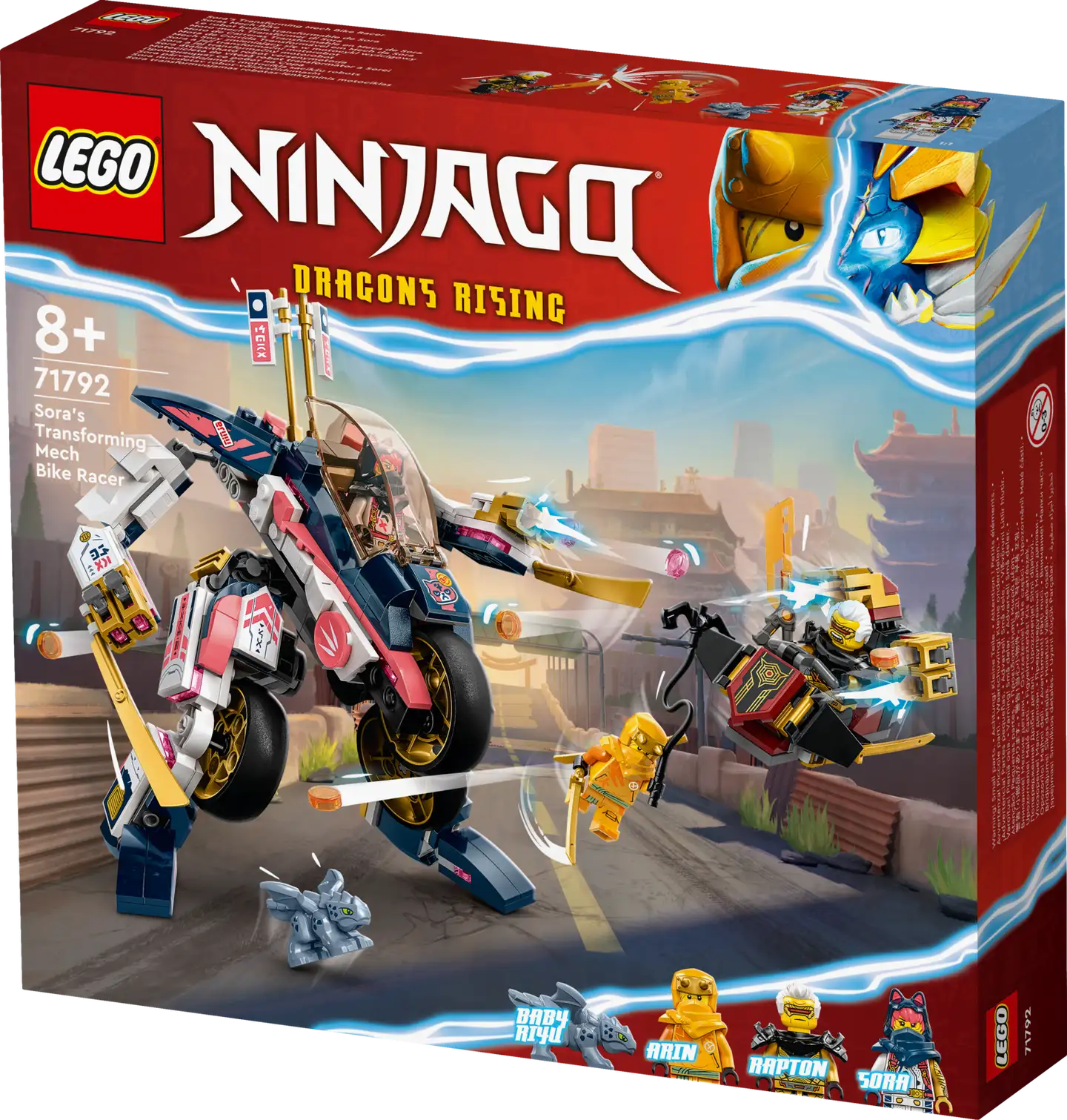 LEGO® Ninjago 71792 Soran muuntuva moottoripyörärobotti - 2