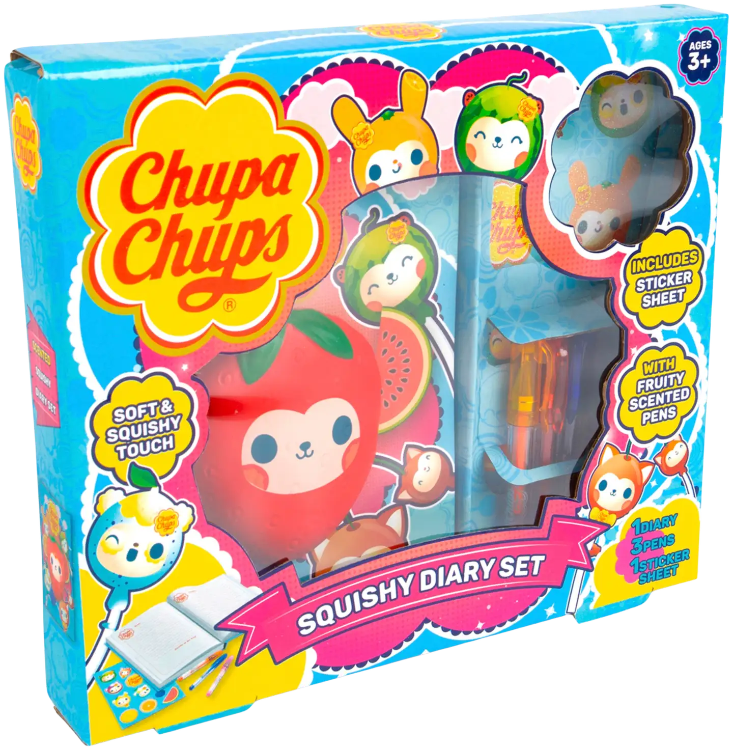 Chupa Chups mini squishee päiväkirjasetti