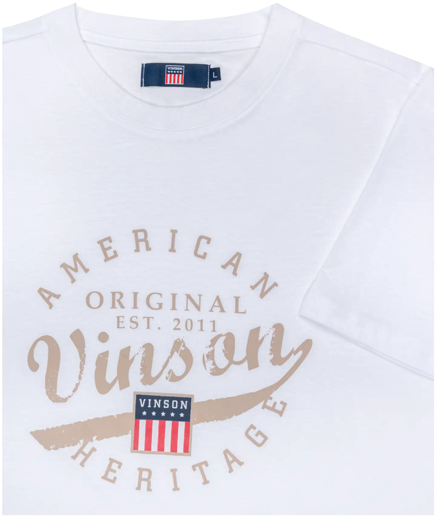 Vinson miesten t-paita Ronan - 11-0601TCX White - 3