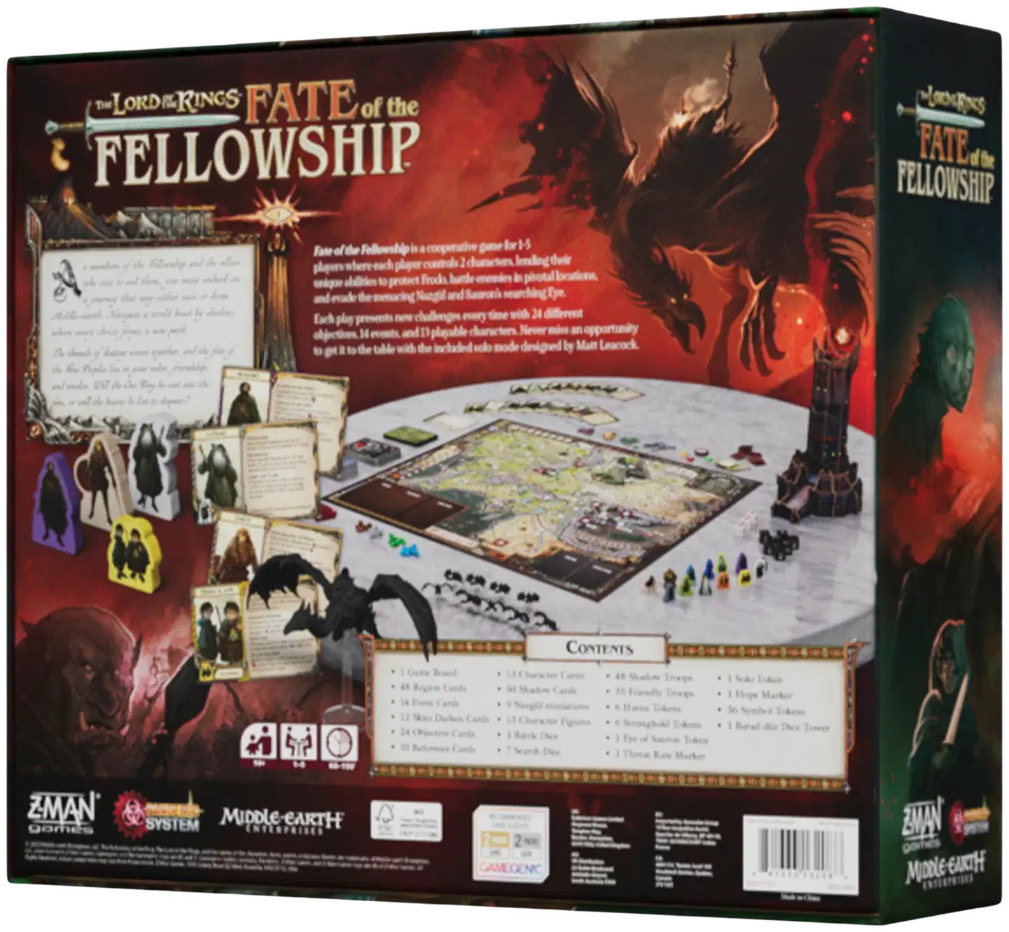 Lord of the Rings Fate of The Fellowship -lautapeli - 3