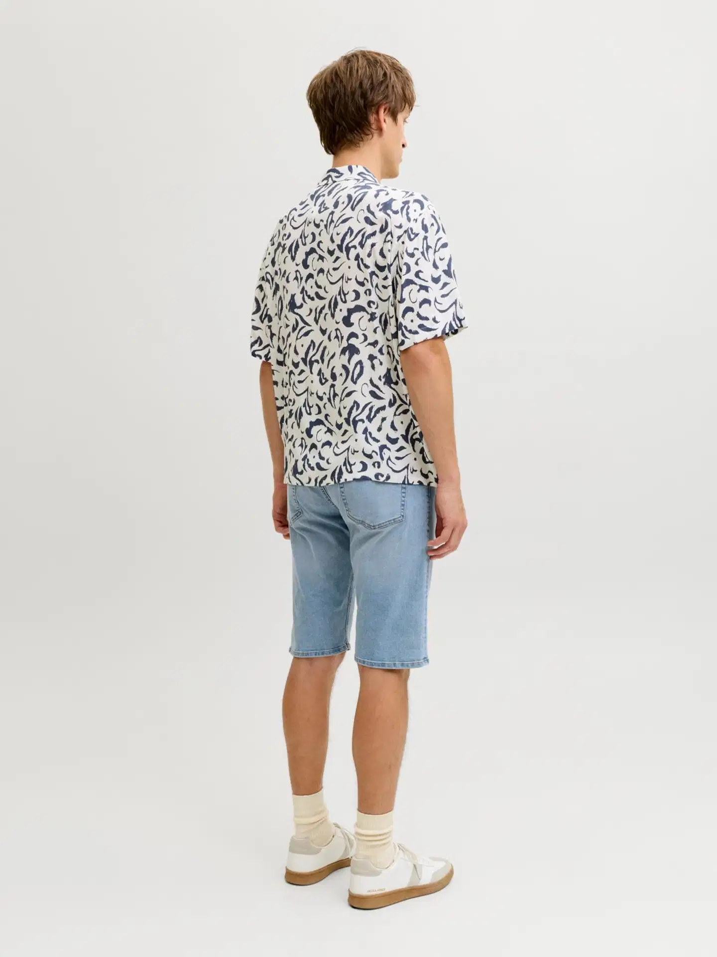 JJ REBEL miesten farkkushortsit Jrebmason - Blue denim - 4