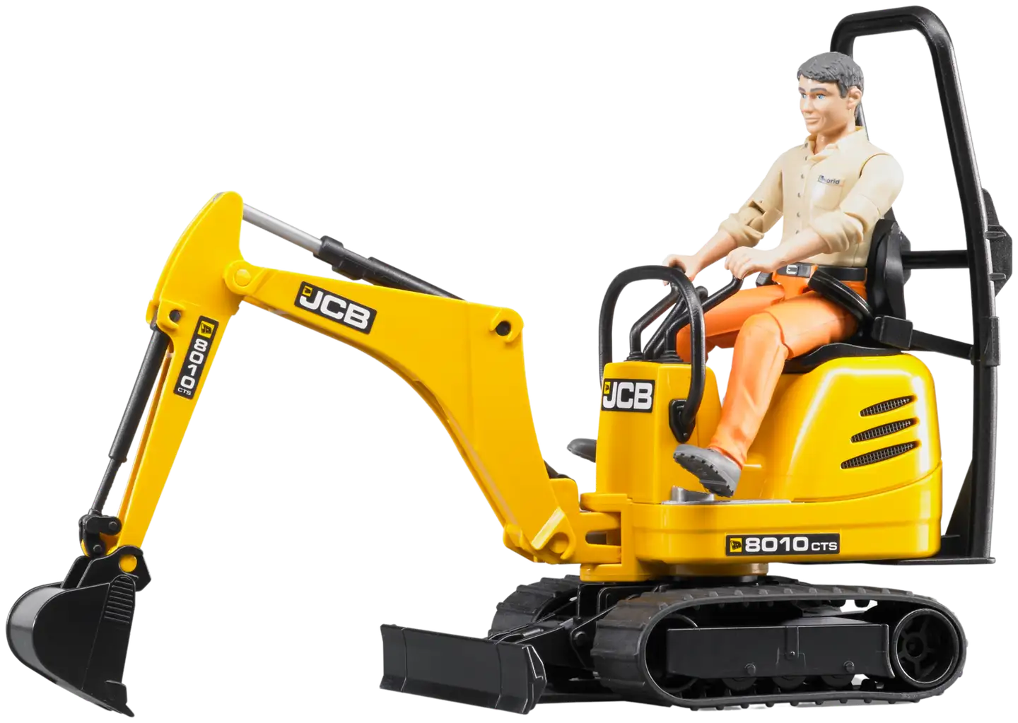 Bruder JCB 8010 CTS minikaivuri ja työntekijä - 1