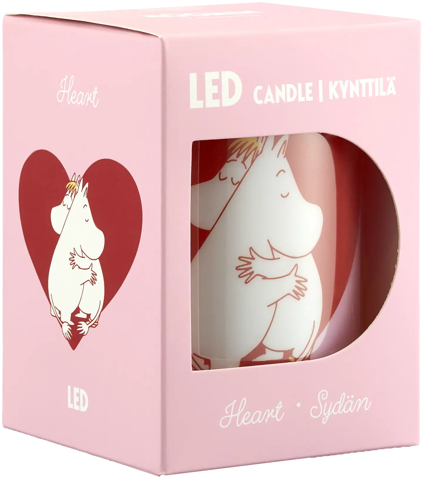 Muurla Led-kynttilä Muumi Sydän 10 cm - 3