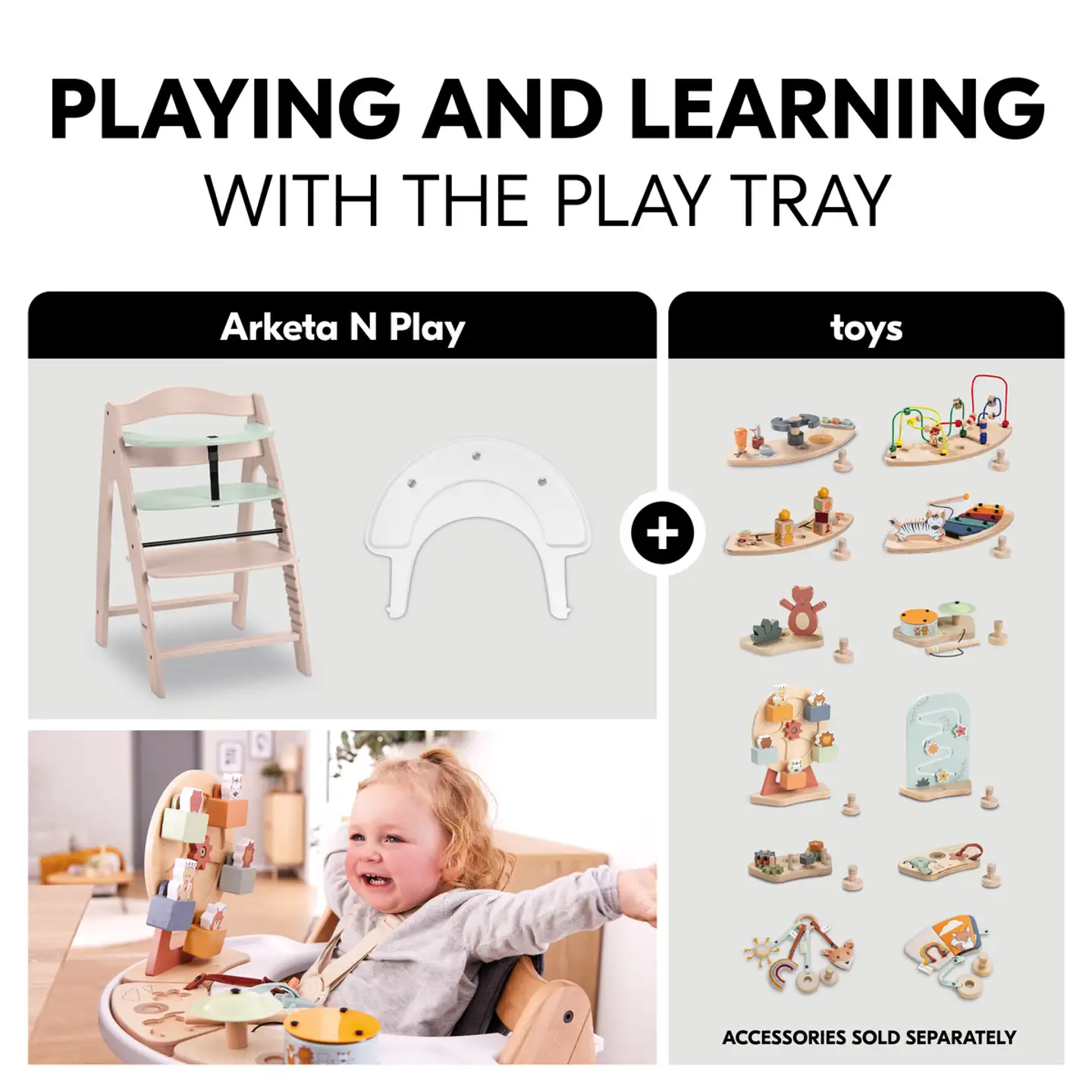 Hauck syöttötuoli Arketa N Play minttu - 17