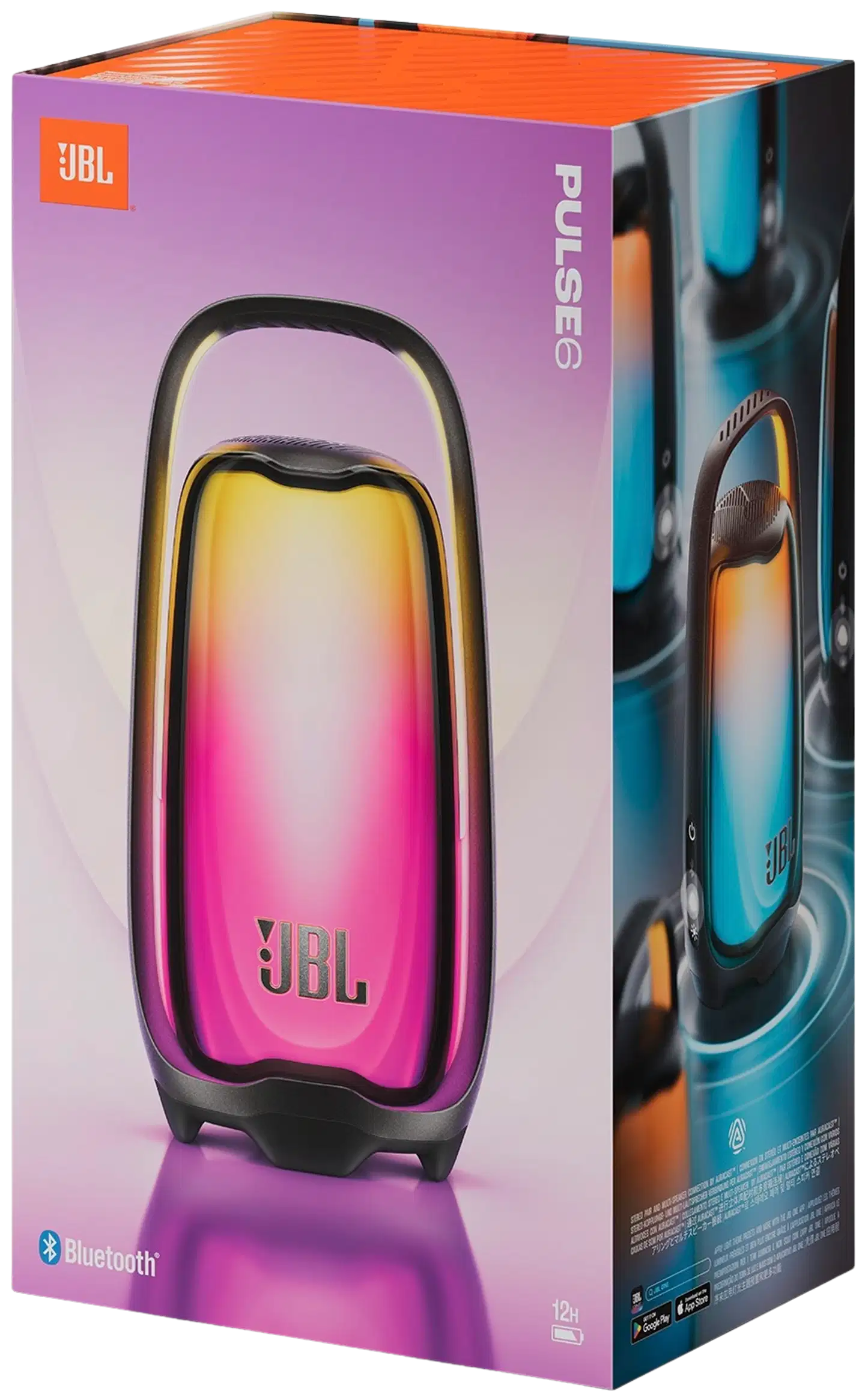 JBL Bluetooth kaiutin Pulse 6, musta - 8