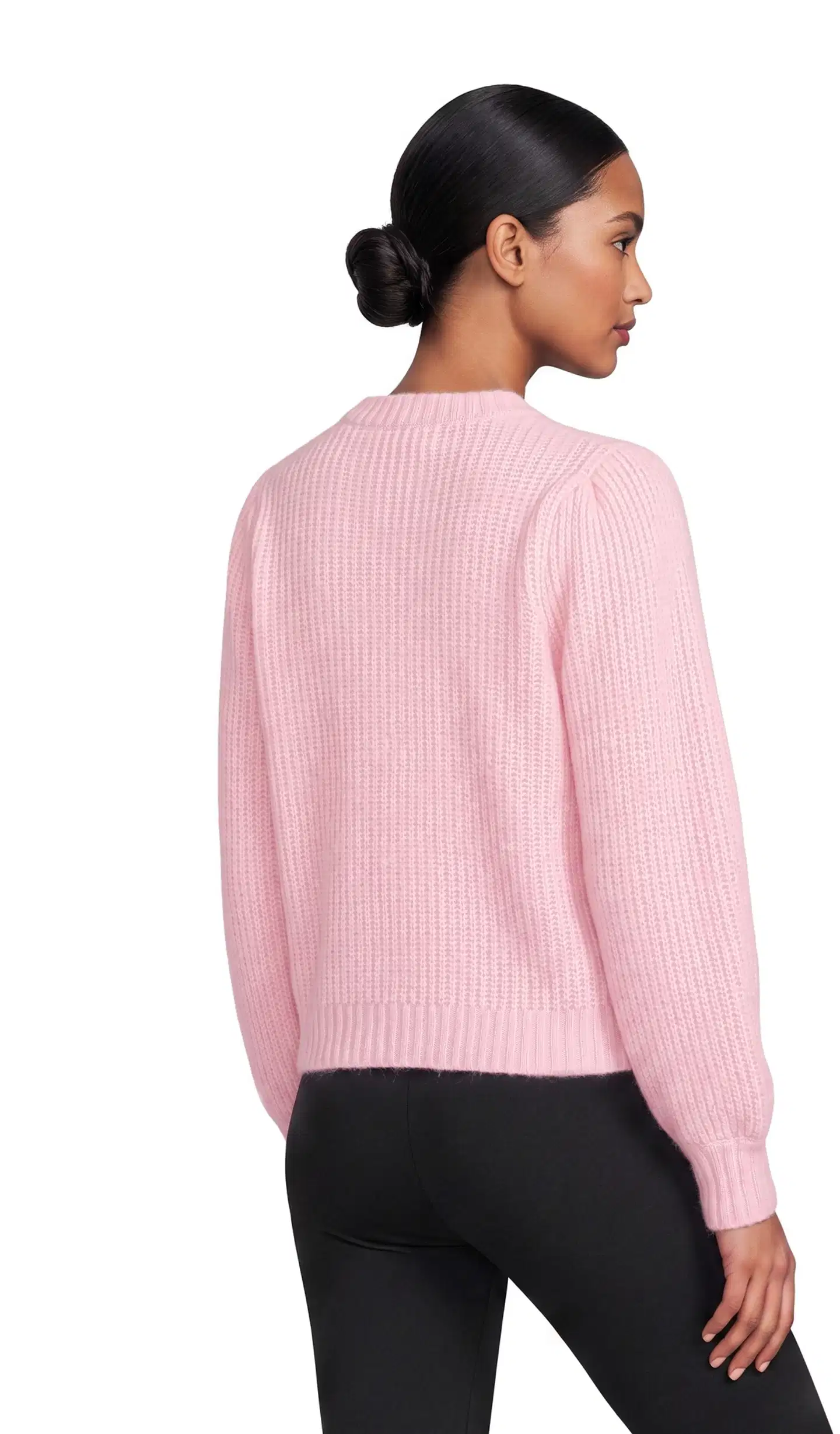 WKLY. naisten neuletakki villasekoite 213W362687 - Lt pink - 4
