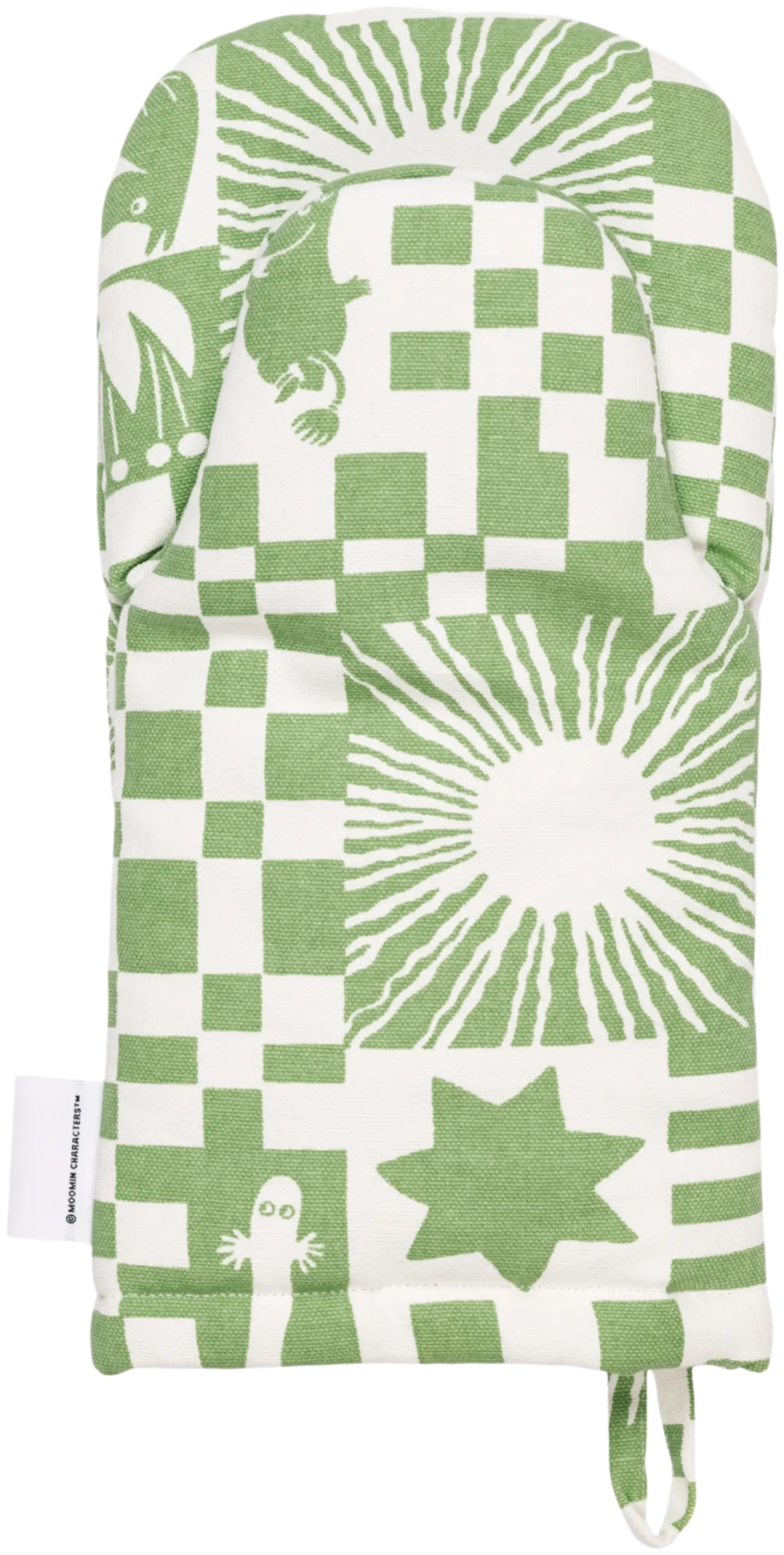 Moomin Arabia uunikinnas 15x34cm Juhlat vihreä