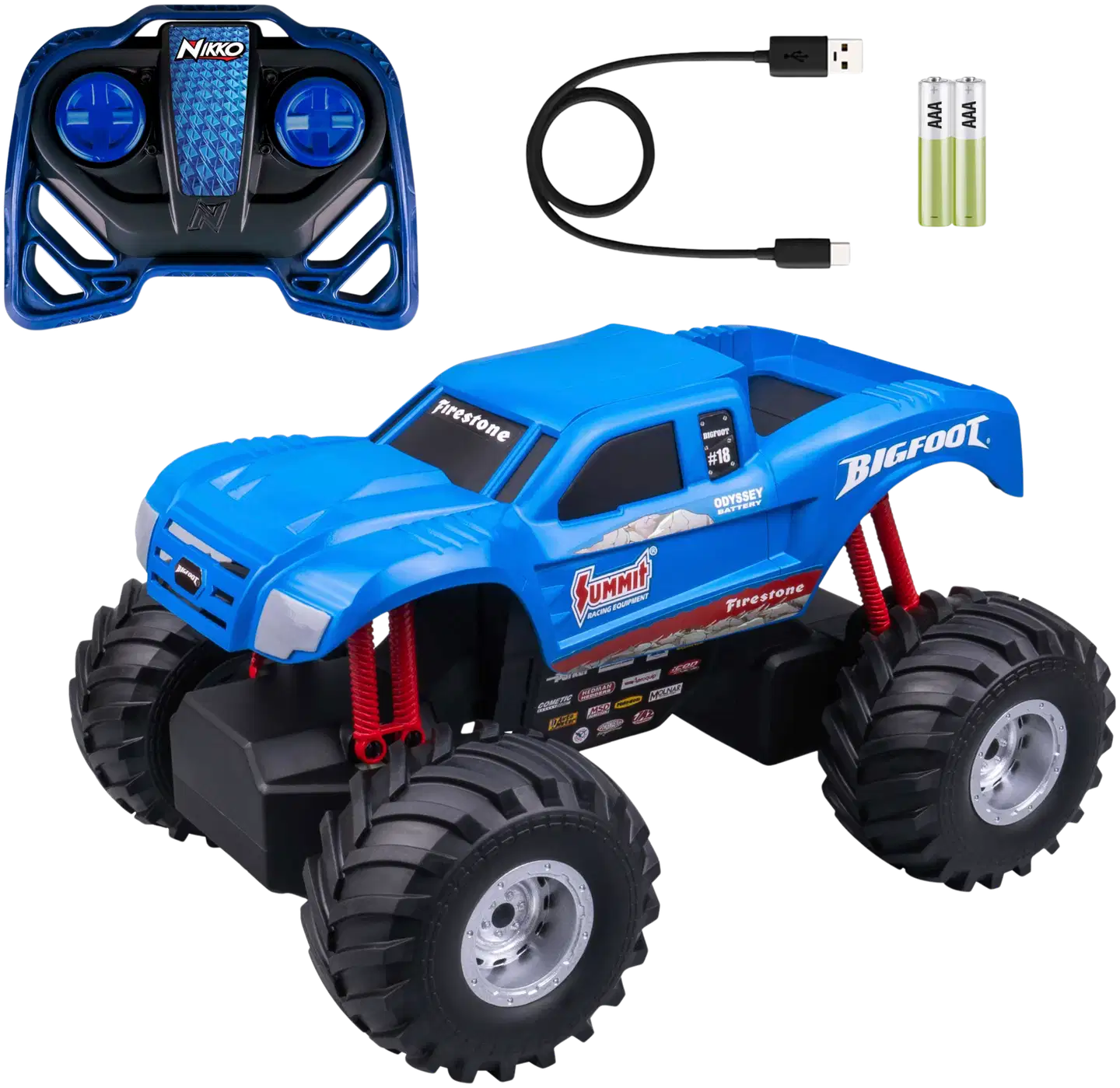 NIKKO Radio-Ohjattava monsteriauto 28 cm - 1