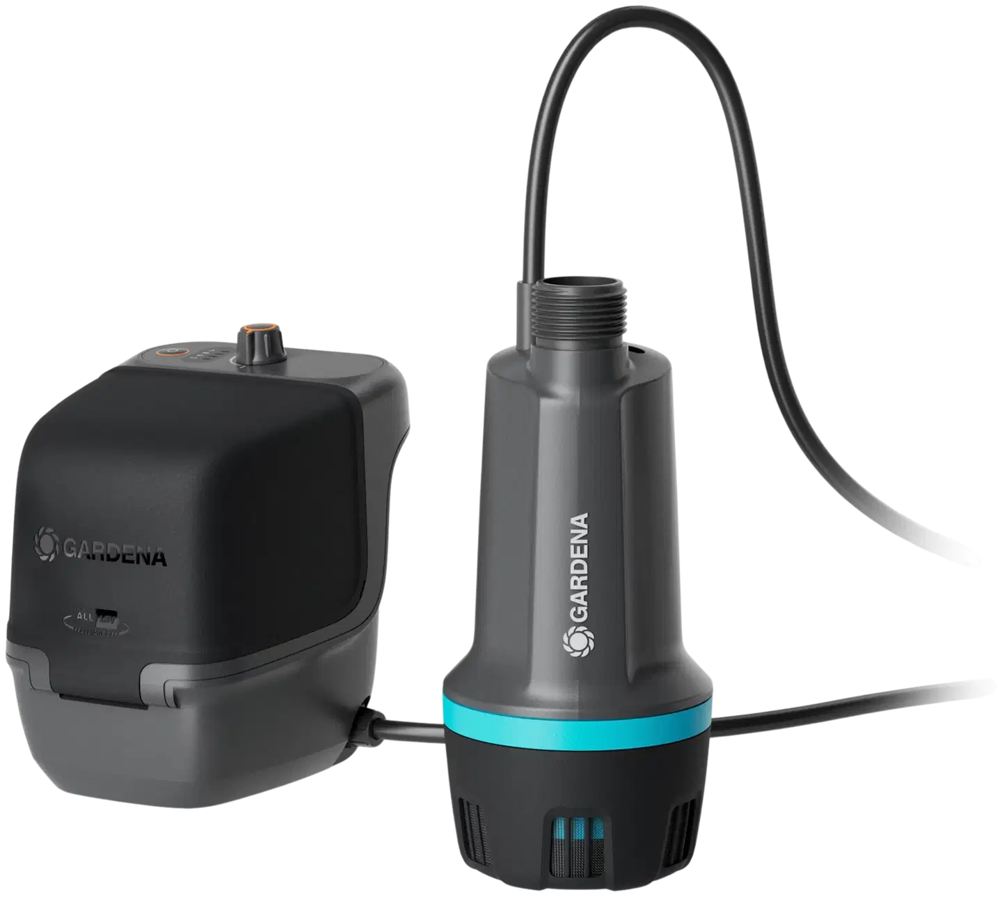 Akkupuutarhapumppu GARDENA 3000 18V P4A sis. akku, 3000 l/h - 1